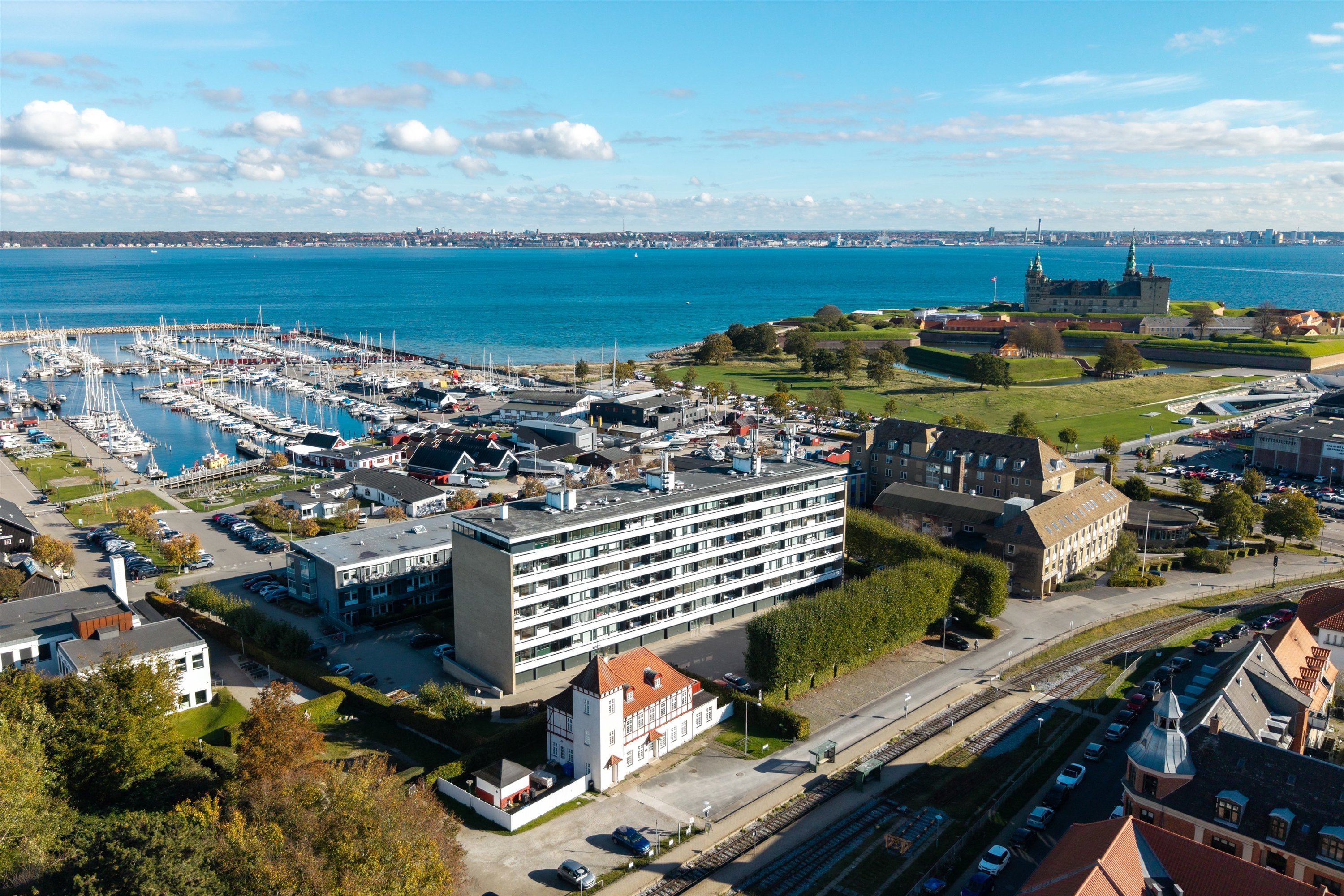 Fremhævet luftfoto billede i fuldskærmstilstand. Billede af Nordlysvænget 8, 4. th., 3000 Helsingør