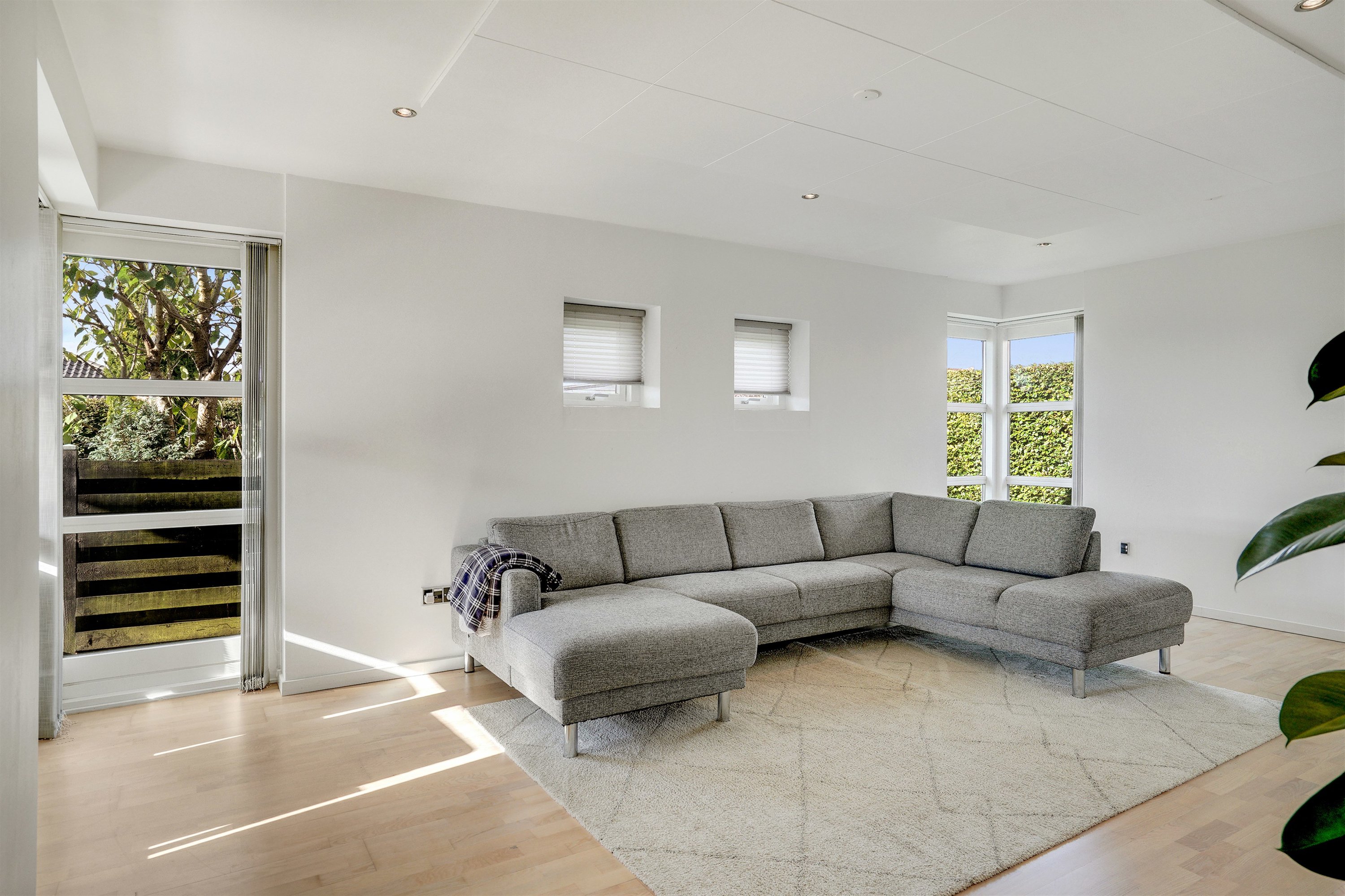 Fremhævet stue billede i fuldskærmstilstand. Billede af Lillevang 117, 7190 Billund