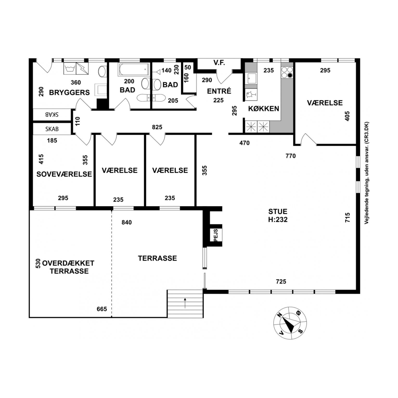 Plantegninger billede af Hallandsvej 50, Apperup, 3140 Ålsgårde