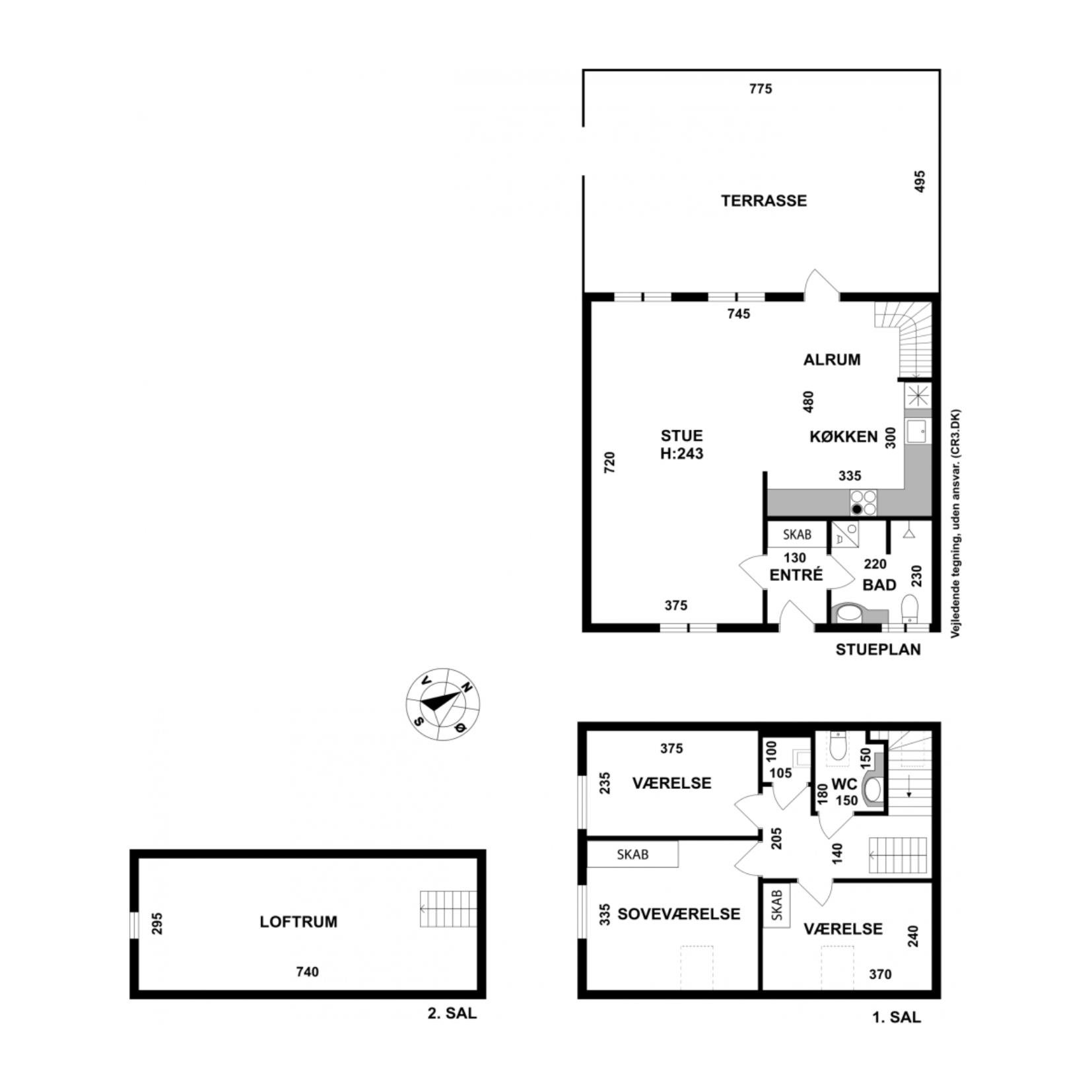 Plantegninger billede af Århusvej 27A, 3000 Helsingør
