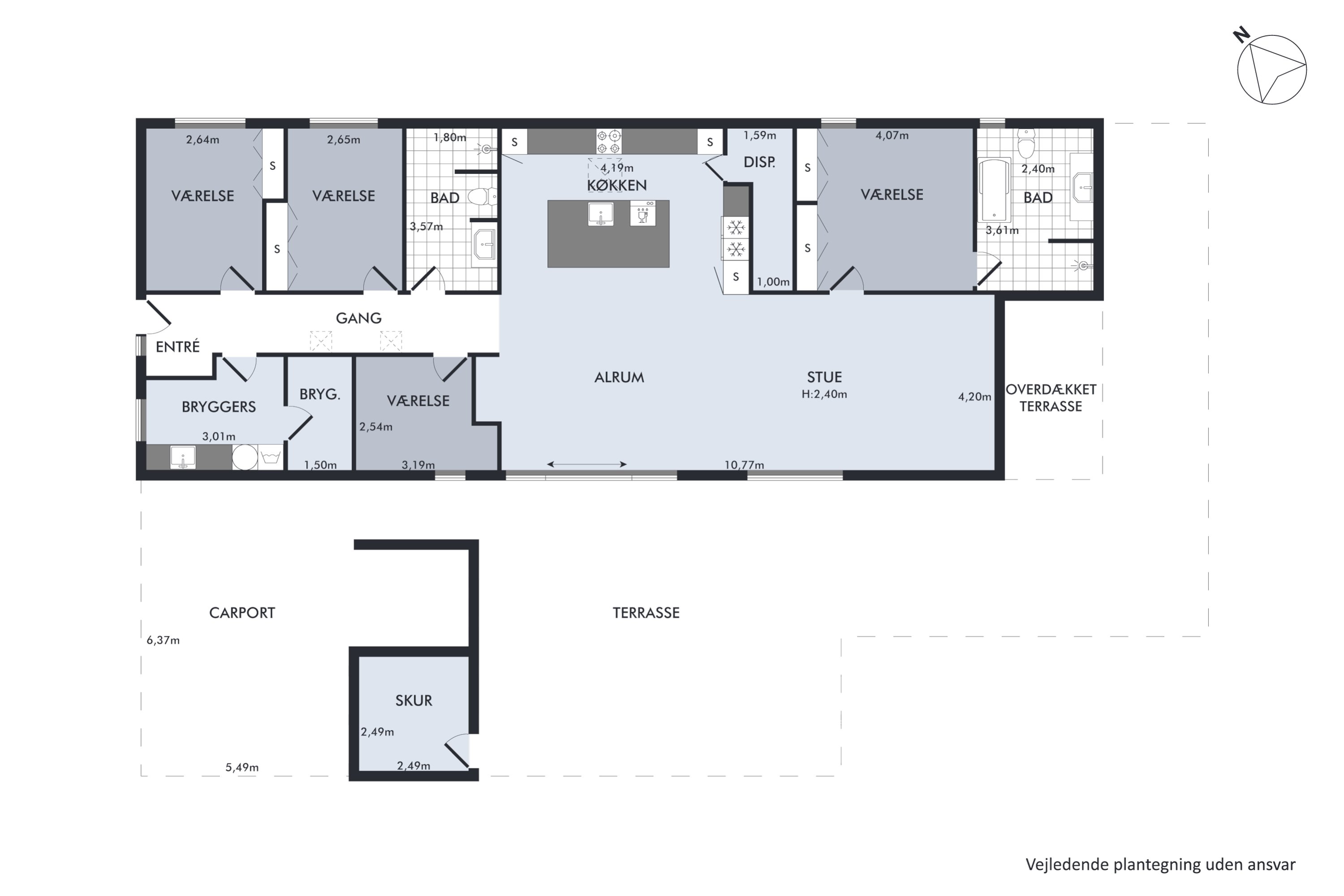 Plantegninger billede af Spangsvej 39C, Paarup, 5210 Odense NV
