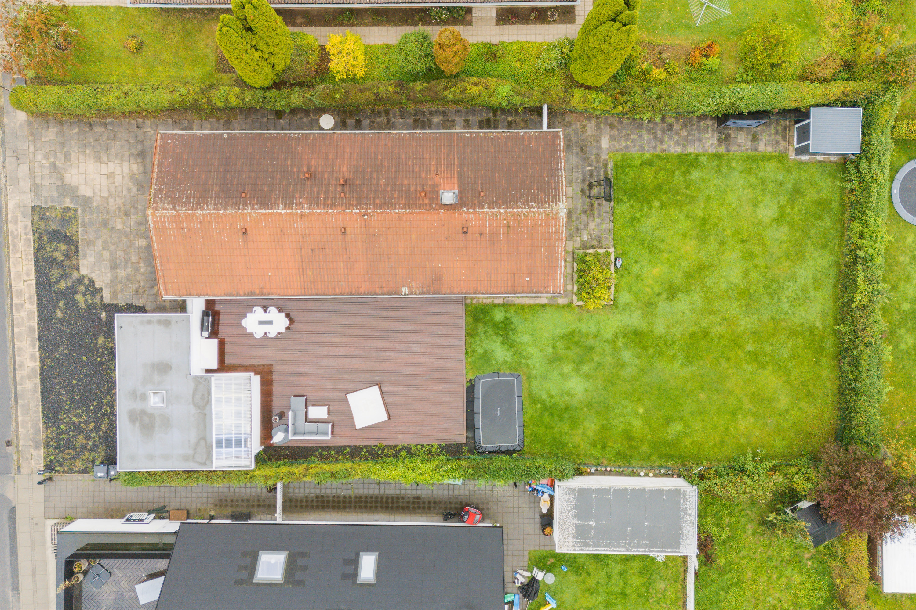 Fremhævet luftfoto billede i fuldskærmstilstand. Billede af Løvsangervænget 9, Snestrup, 5210 Odense NV