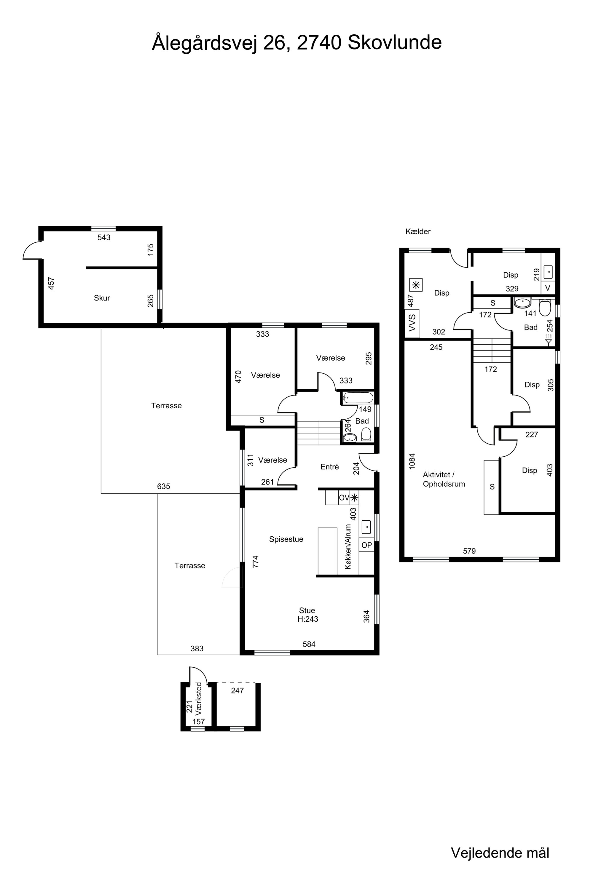 Plantegninger billede af Ålegårdsvej 26, 2740 Skovlunde