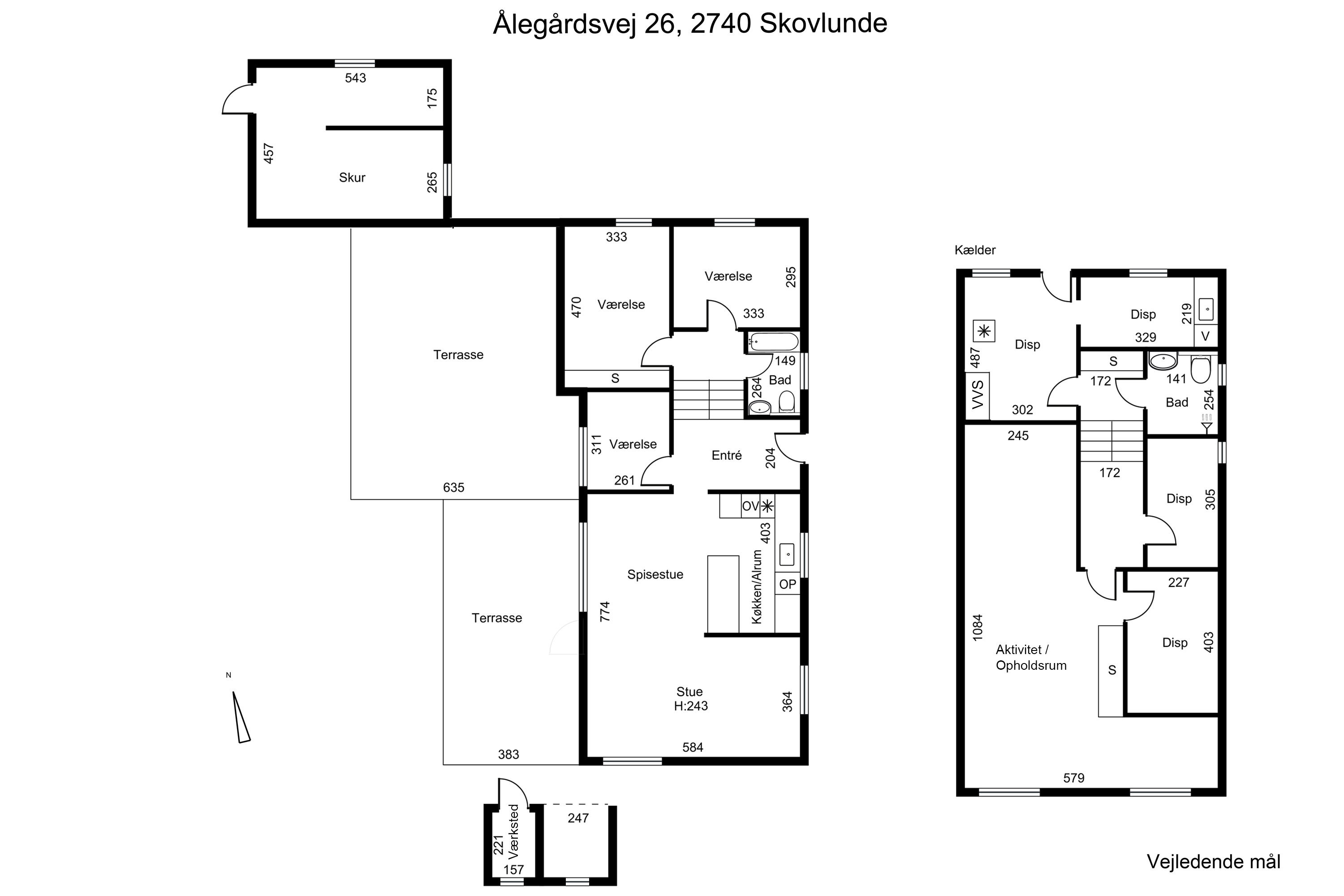 Plantegninger billede af Ålegårdsvej 26, 2740 Skovlunde