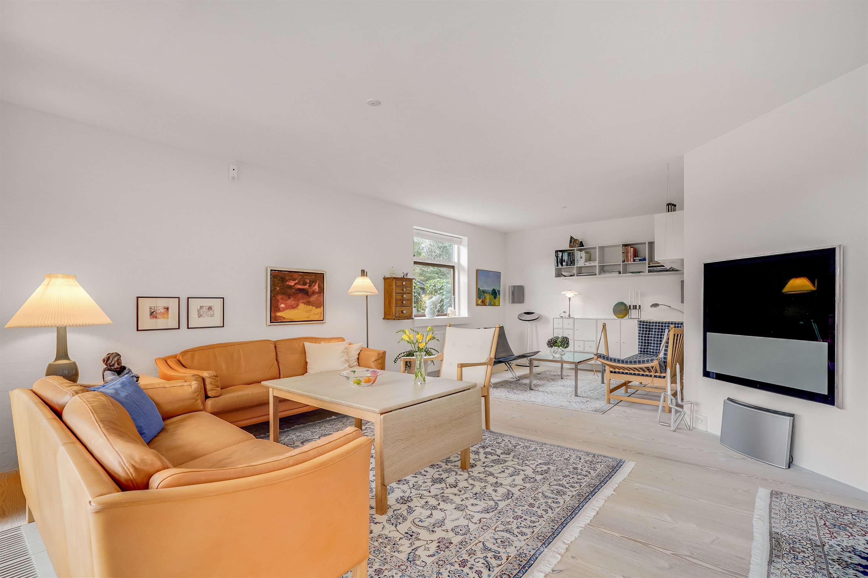 Fremhævet stue billede i fuldskærmstilstand. Billede af Skovbrynet 3, 7260 Sønder Omme