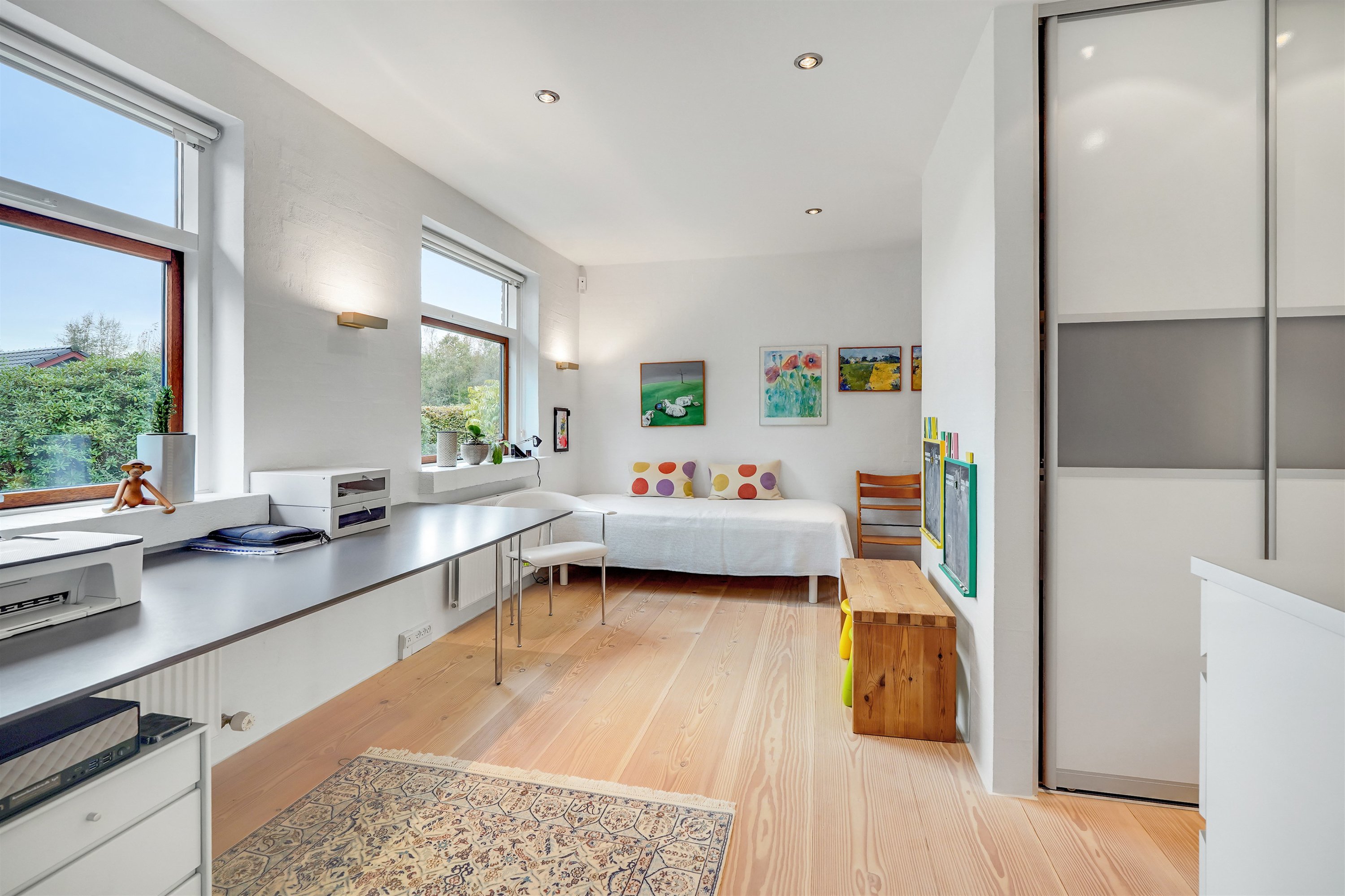 Fremhævet kontor billede i fuldskærmstilstand. Billede af Skovbrynet 3, 7260 Sønder Omme