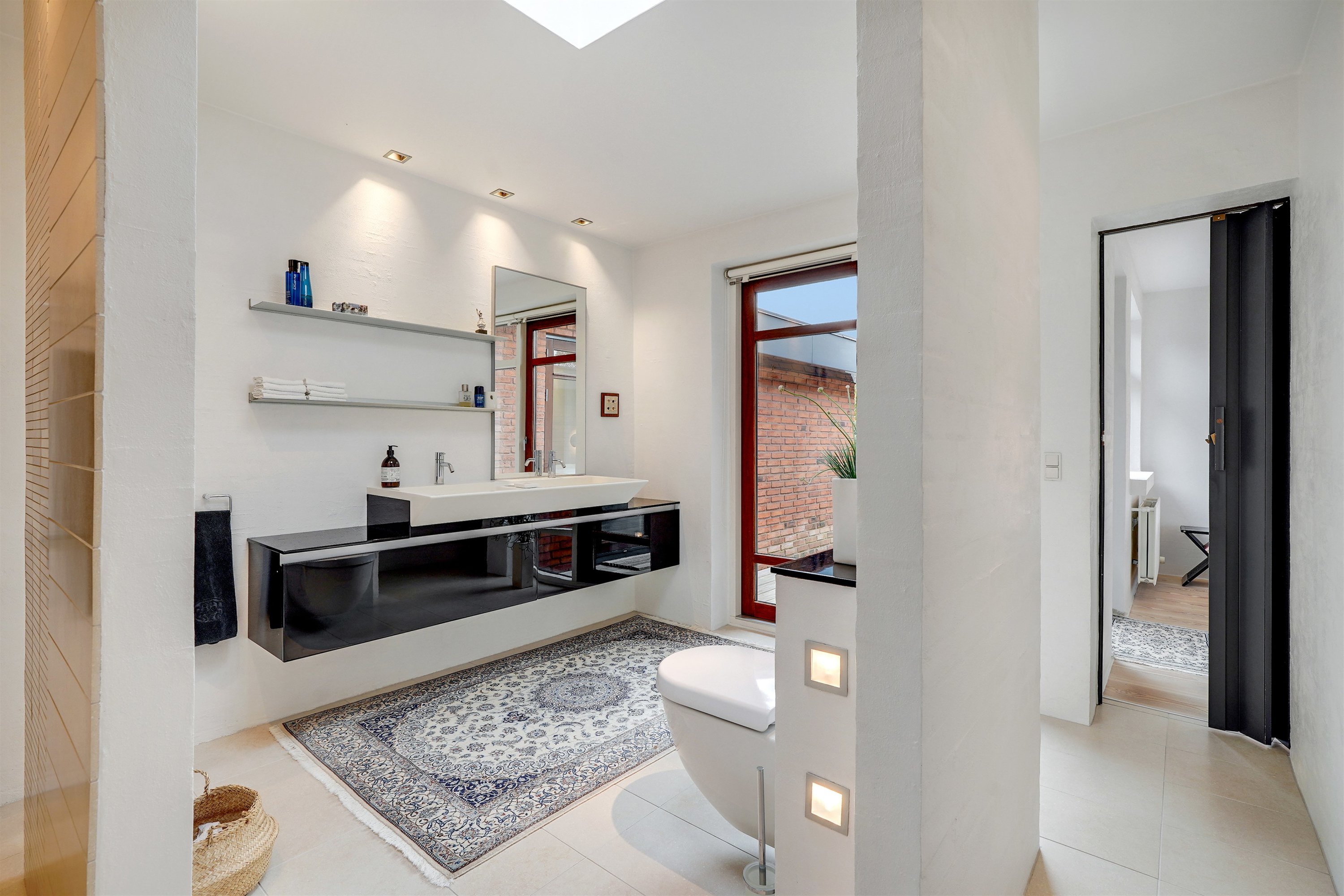 Fremhævet badeværelse billede i fuldskærmstilstand. Billede af Skovbrynet 3, 7260 Sønder Omme