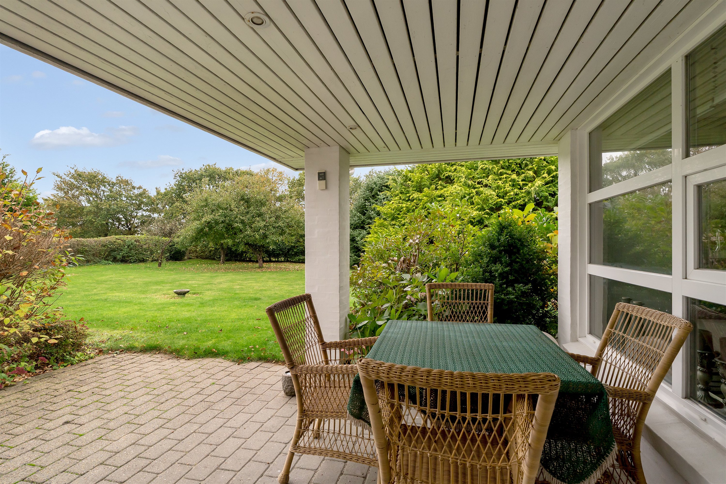 Fremhævet overdækket terrasse billede i fuldskærmstilstand. Billede af Engsøparken 103, 7200 Grindsted