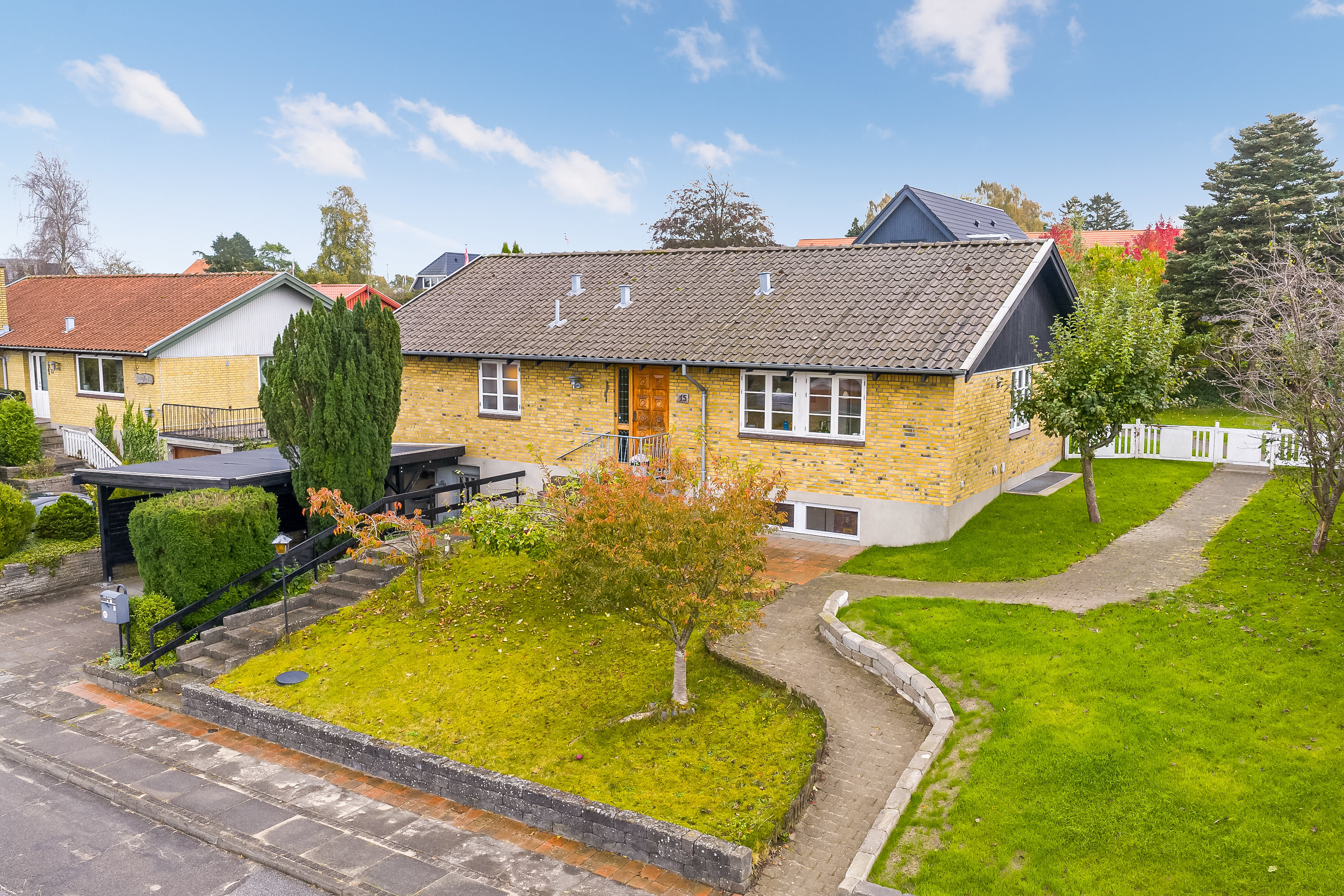 Villa: Facade på Bellingehøjen 15, Bellinge, 5250 Odense SV