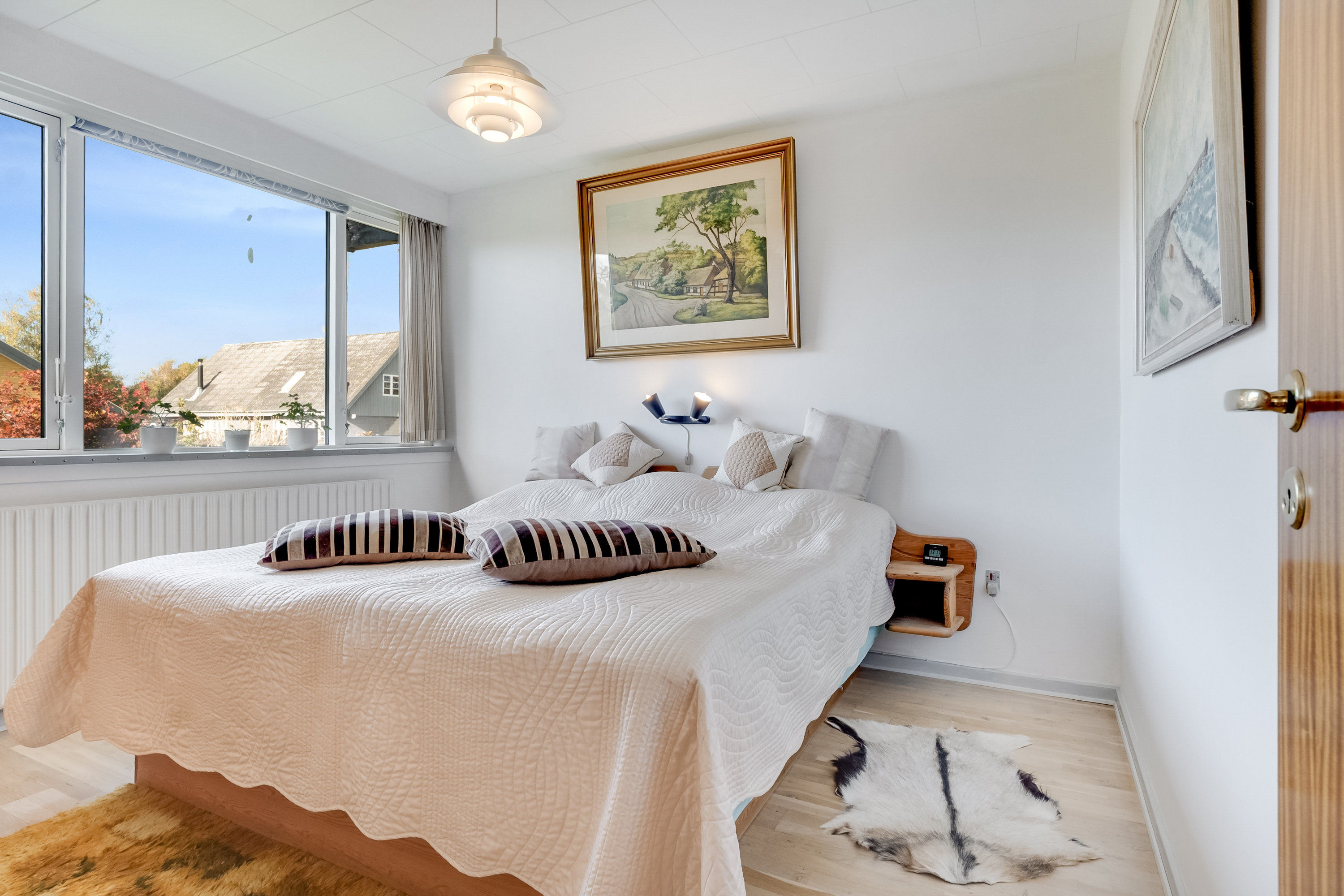 Fremhævet soveværelse billede i fuldskærmstilstand. Billede af Møllebakken 2, Allested, 5672 Broby