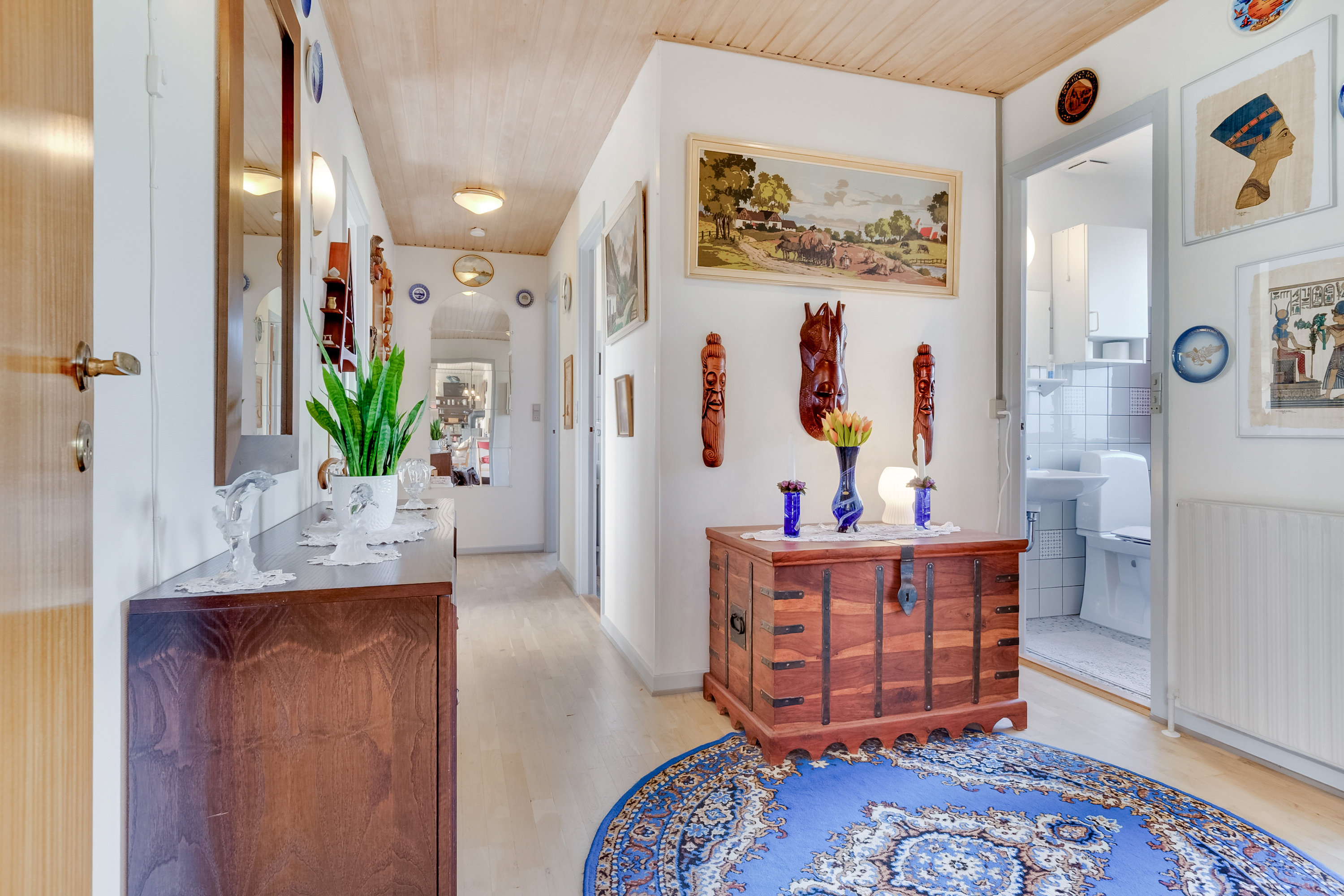 Fremhævet gang billede i fuldskærmstilstand. Billede af Møllebakken 2, Allested, 5672 Broby