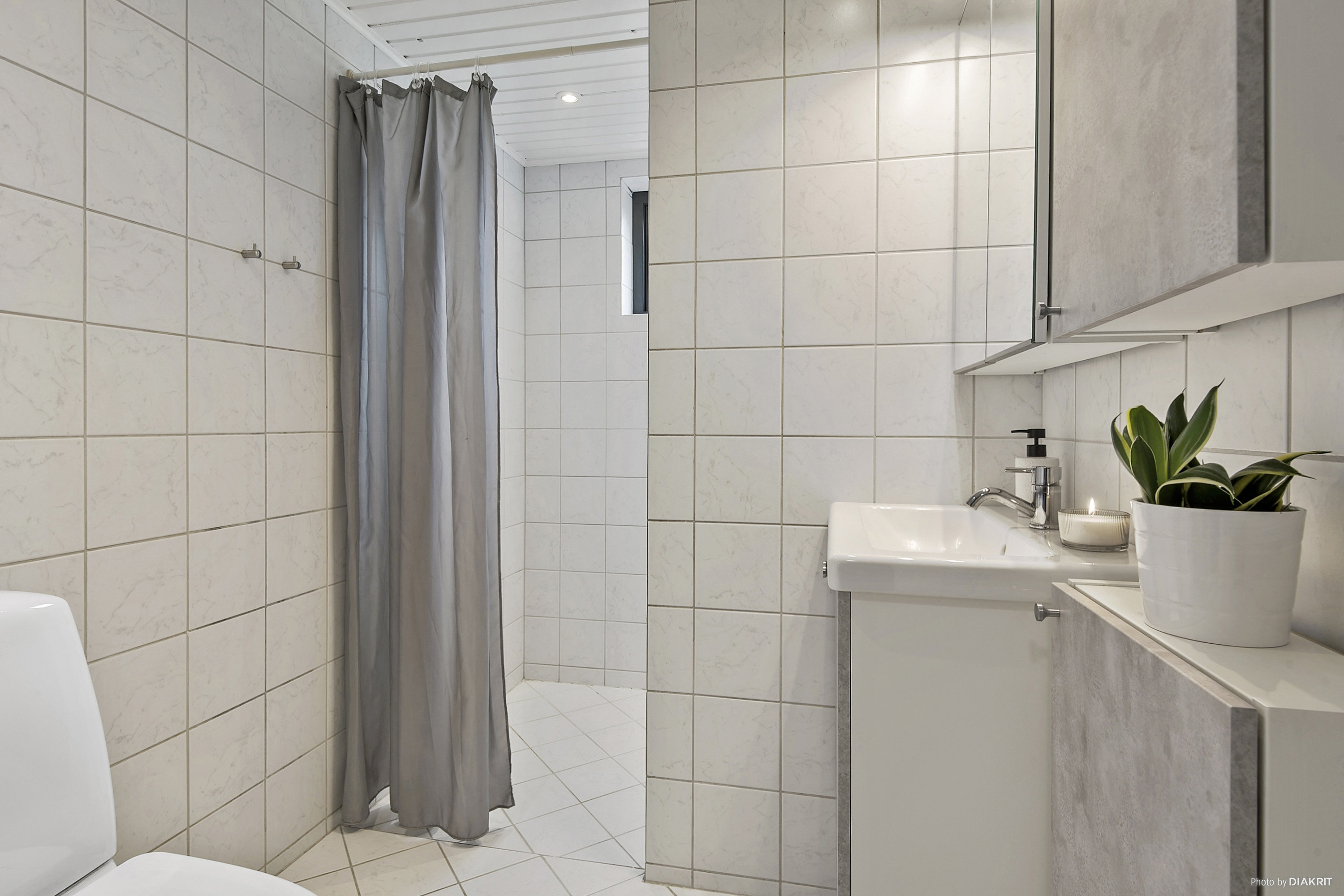 Fremhævet badeværelse billede i fuldskærmstilstand. Billede af Orupgade 48, Orup, 4640 Faxe