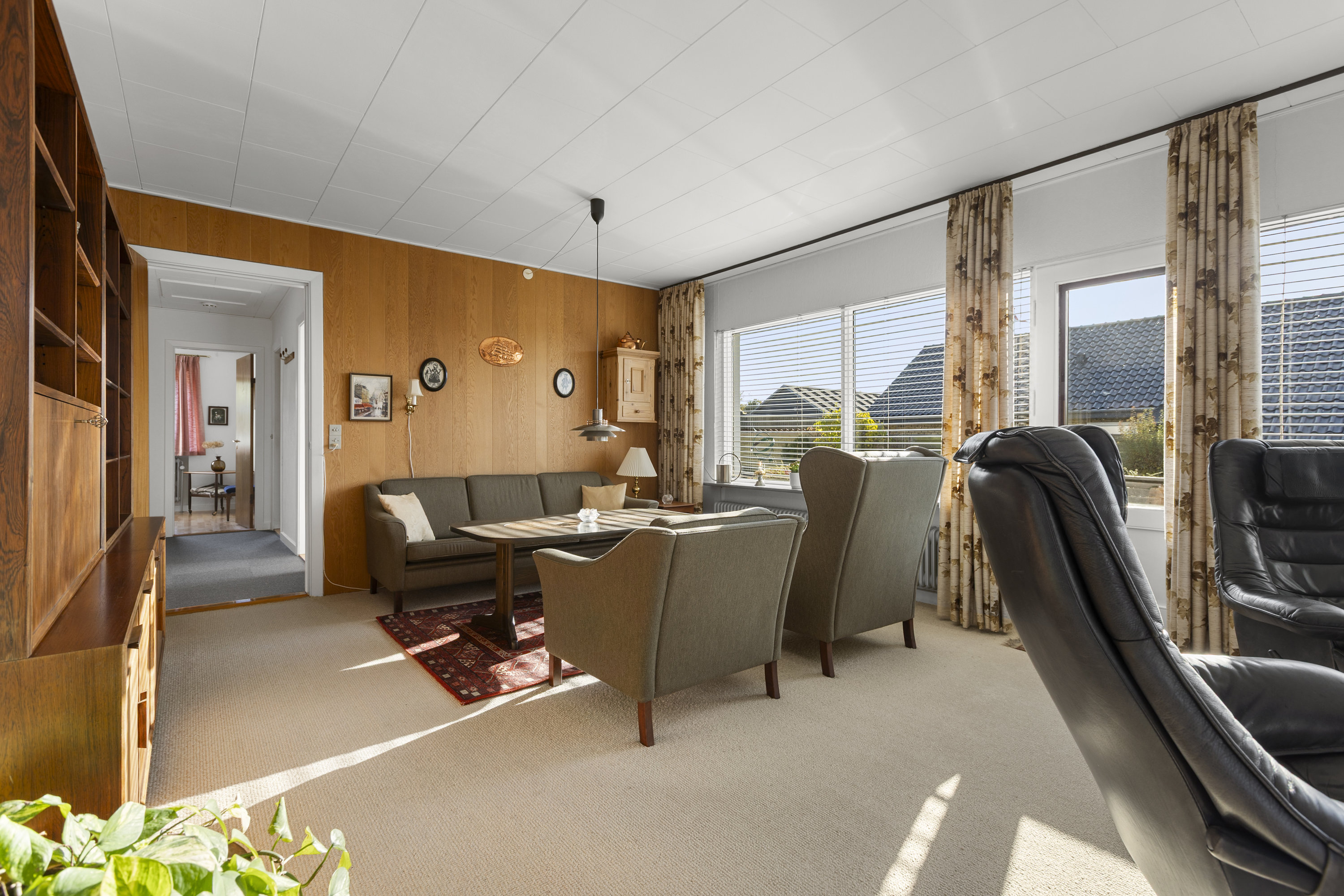 Fremhævet stue billede i fuldskærmstilstand. Billede af Hybenvej 33, 4100 Ringsted