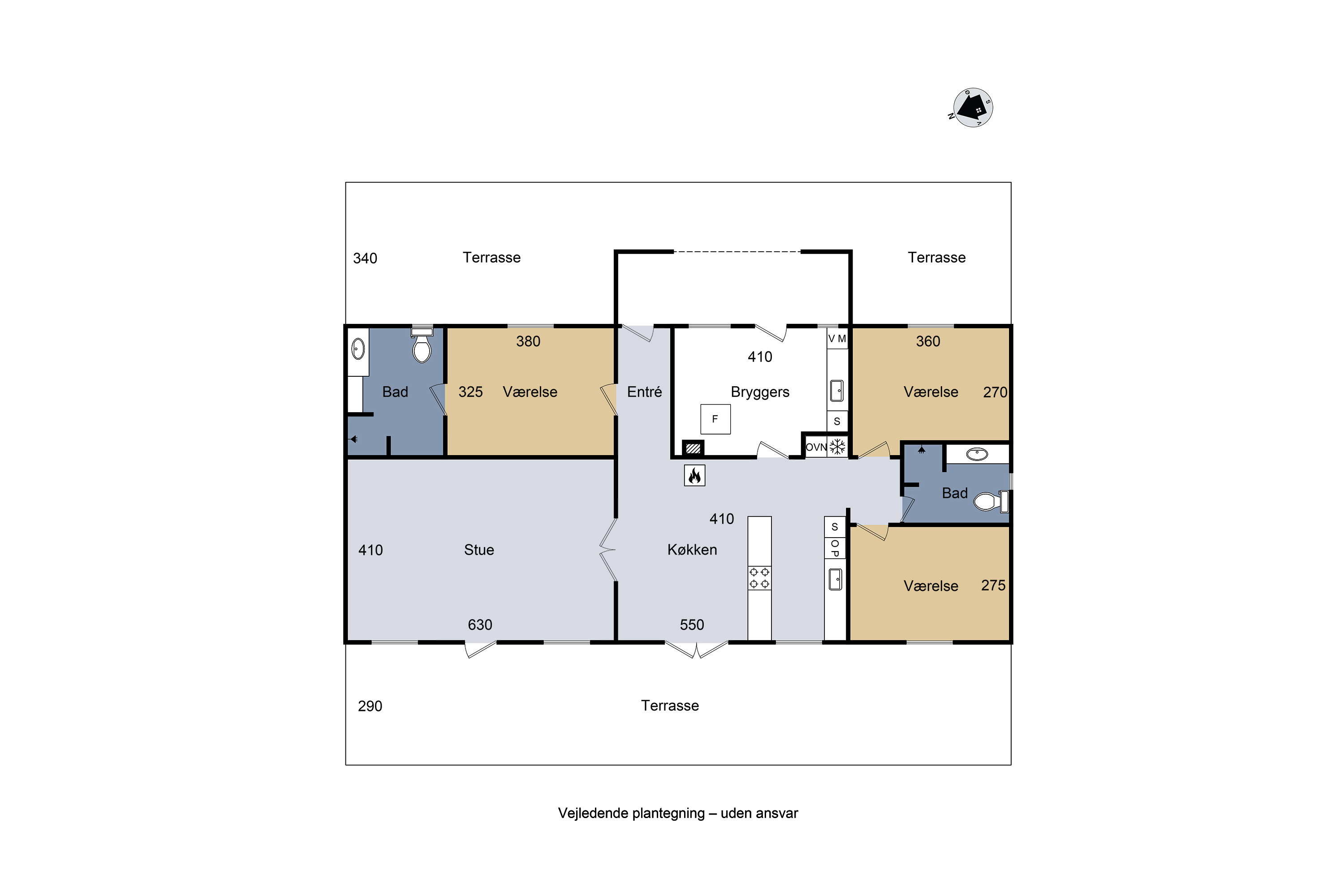 Plantegninger billede af Humlevænget 10, Sæby, 4070 Kirke Hyllinge