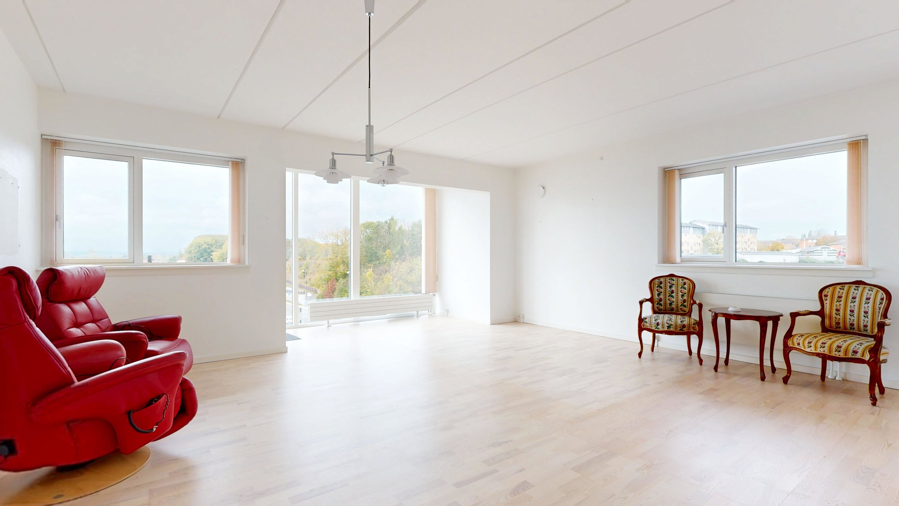 Fremhævet stue billede i fuldskærmstilstand. Billede af Brøndumsvej 19, 4. th., 8800 Viborg