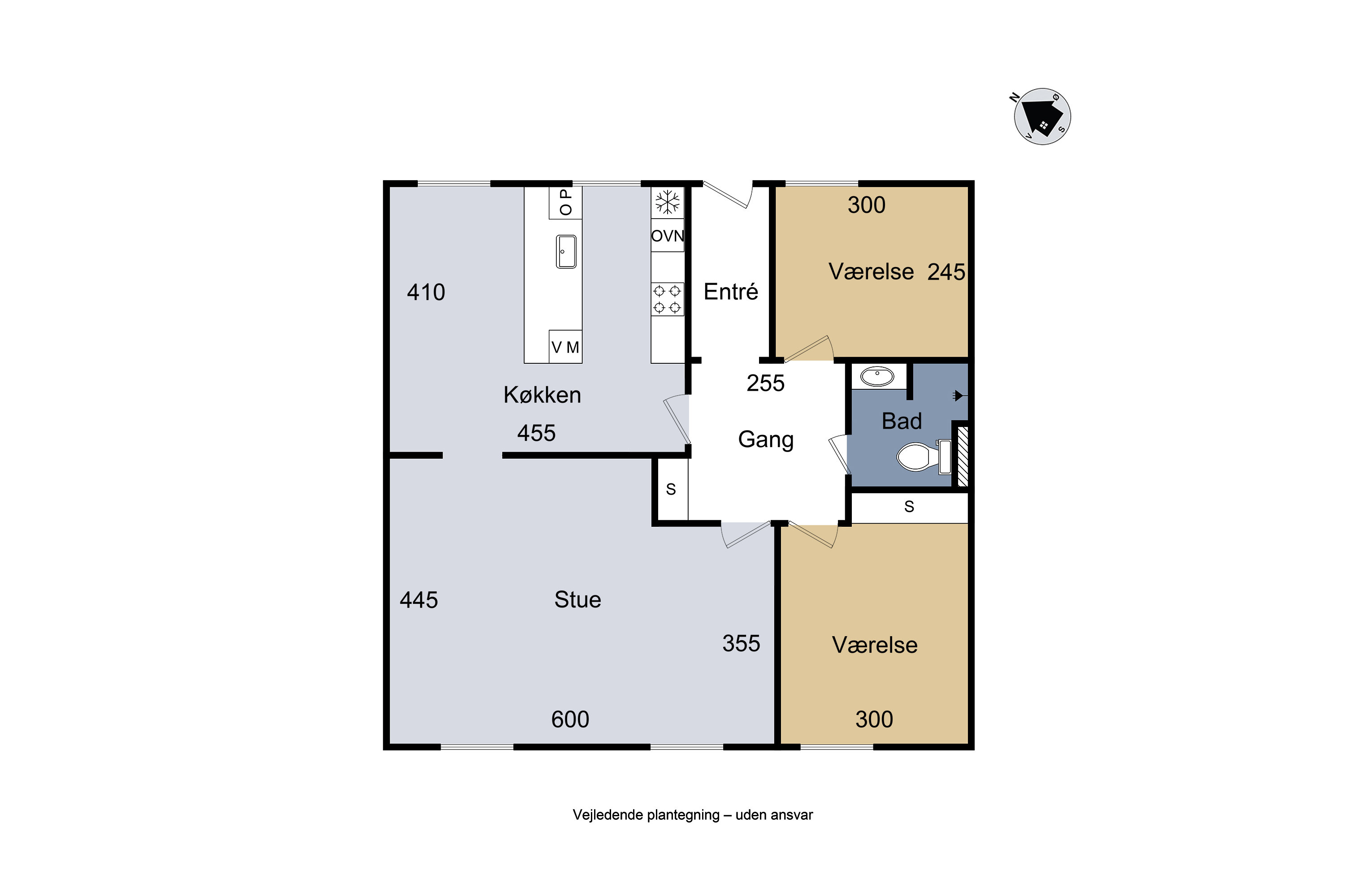 Plantegninger billede af Borgediget 24, 4000 Roskilde