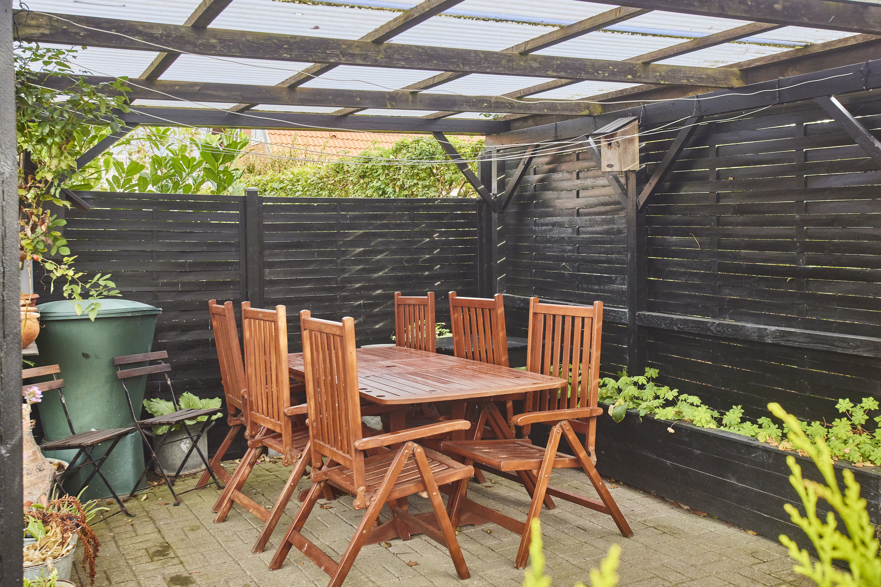 Fremhævet terrasse billede i fuldskærmstilstand. Billede af Birkevej 22, 8800 Viborg