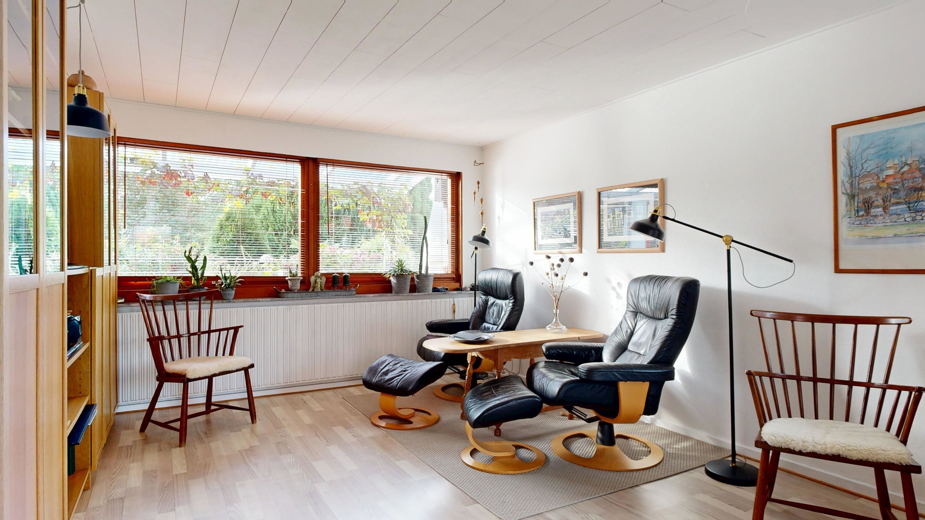 Fremhævet stue billede i fuldskærmstilstand. Billede af Birkevej 22, 8800 Viborg