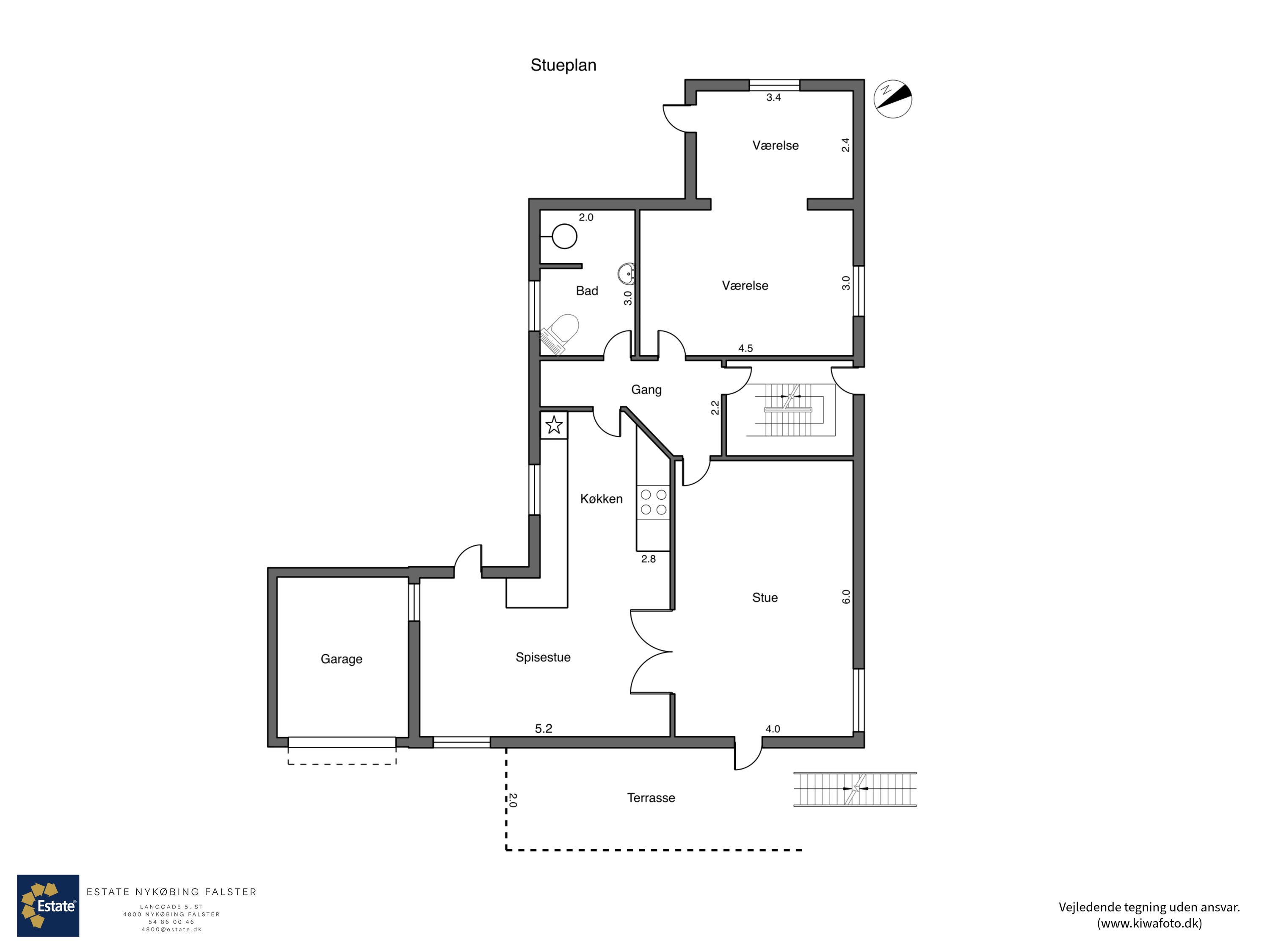 Plantegninger billede af Jes Jessensgade 82, 4800 Nykøbing F