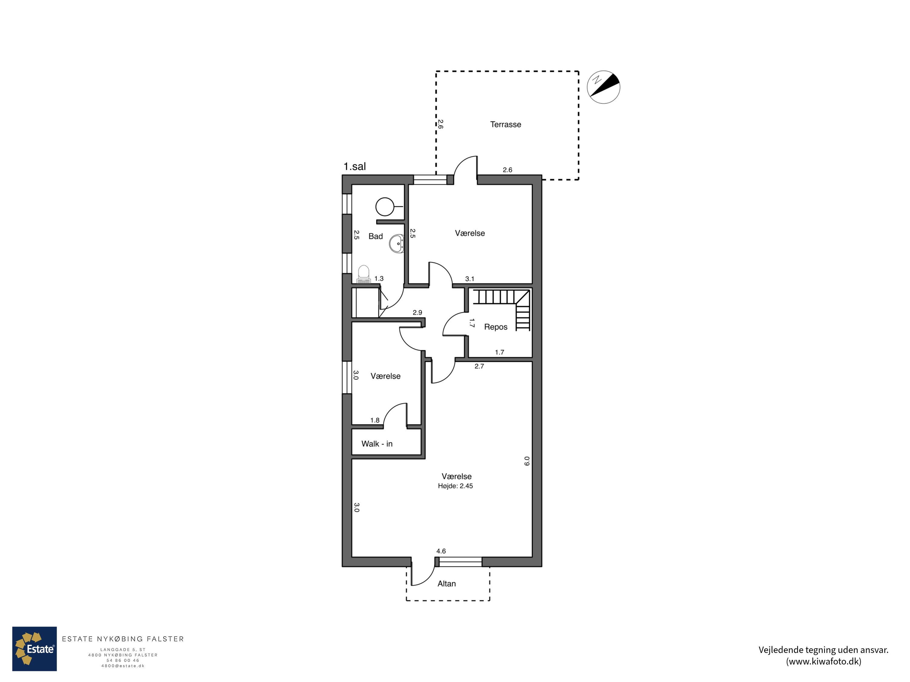 Plantegninger billede af Jes Jessensgade 82, 4800 Nykøbing F