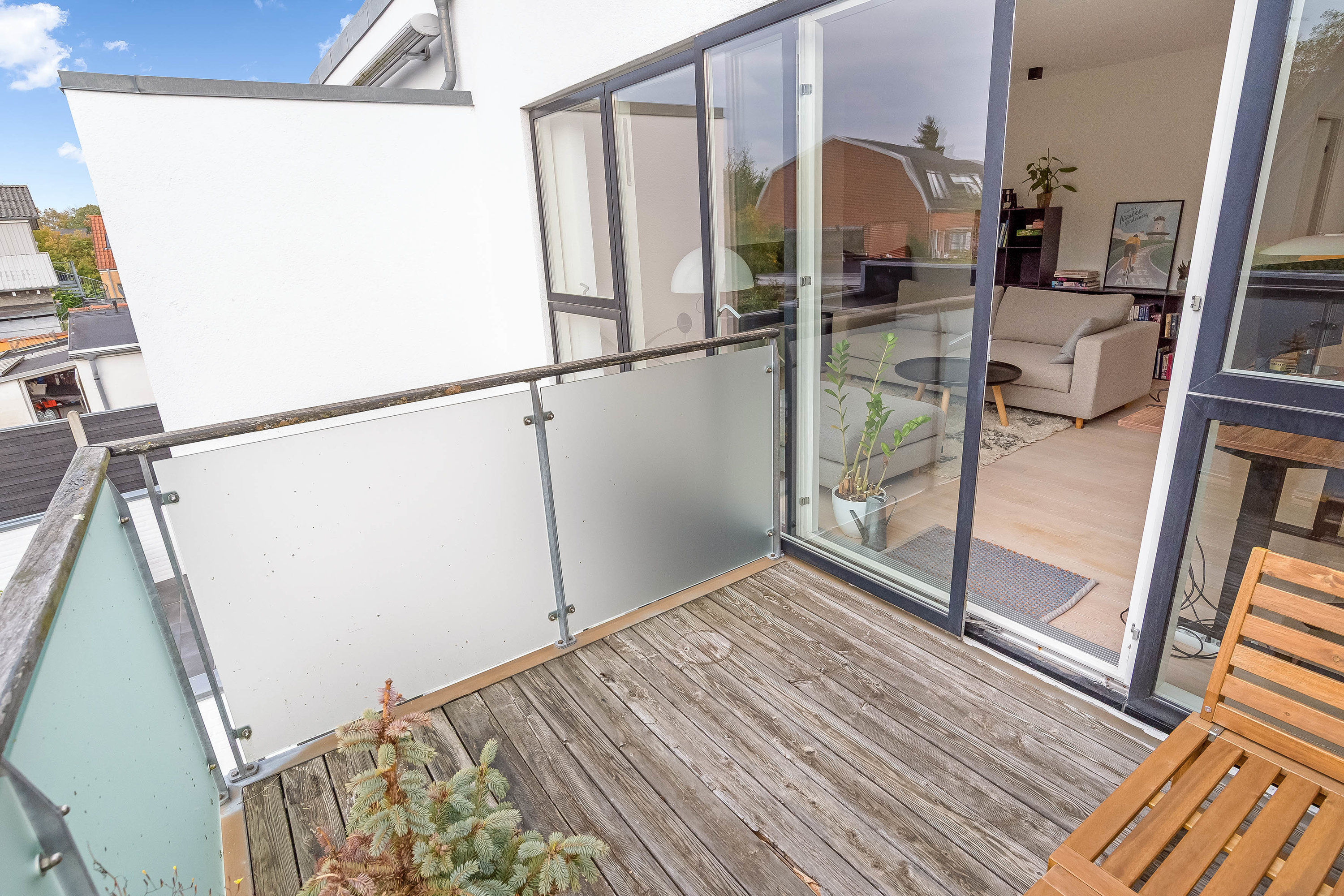 Fremhævet altan billede i fuldskærmstilstand. Billede af Skolegade 37C, 7500 Holstebro