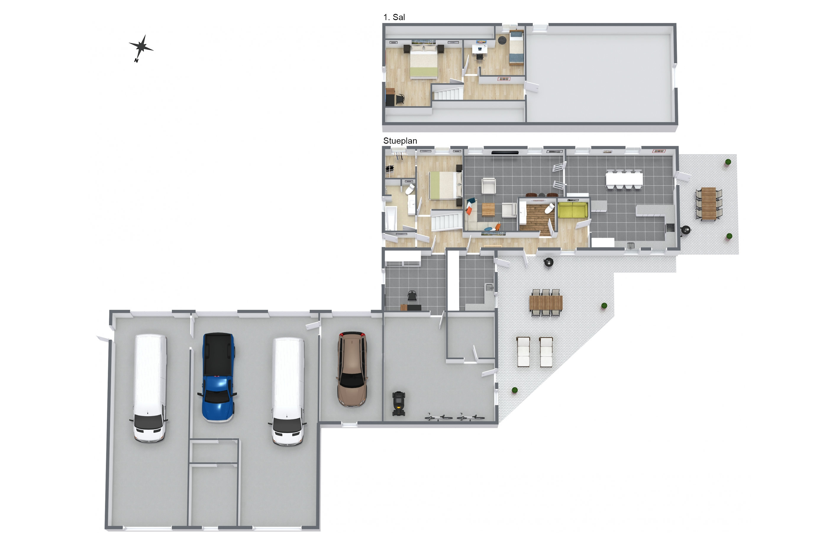 Plantegninger billede af Kringelmosevej 130, Lendum, 9870 Sindal