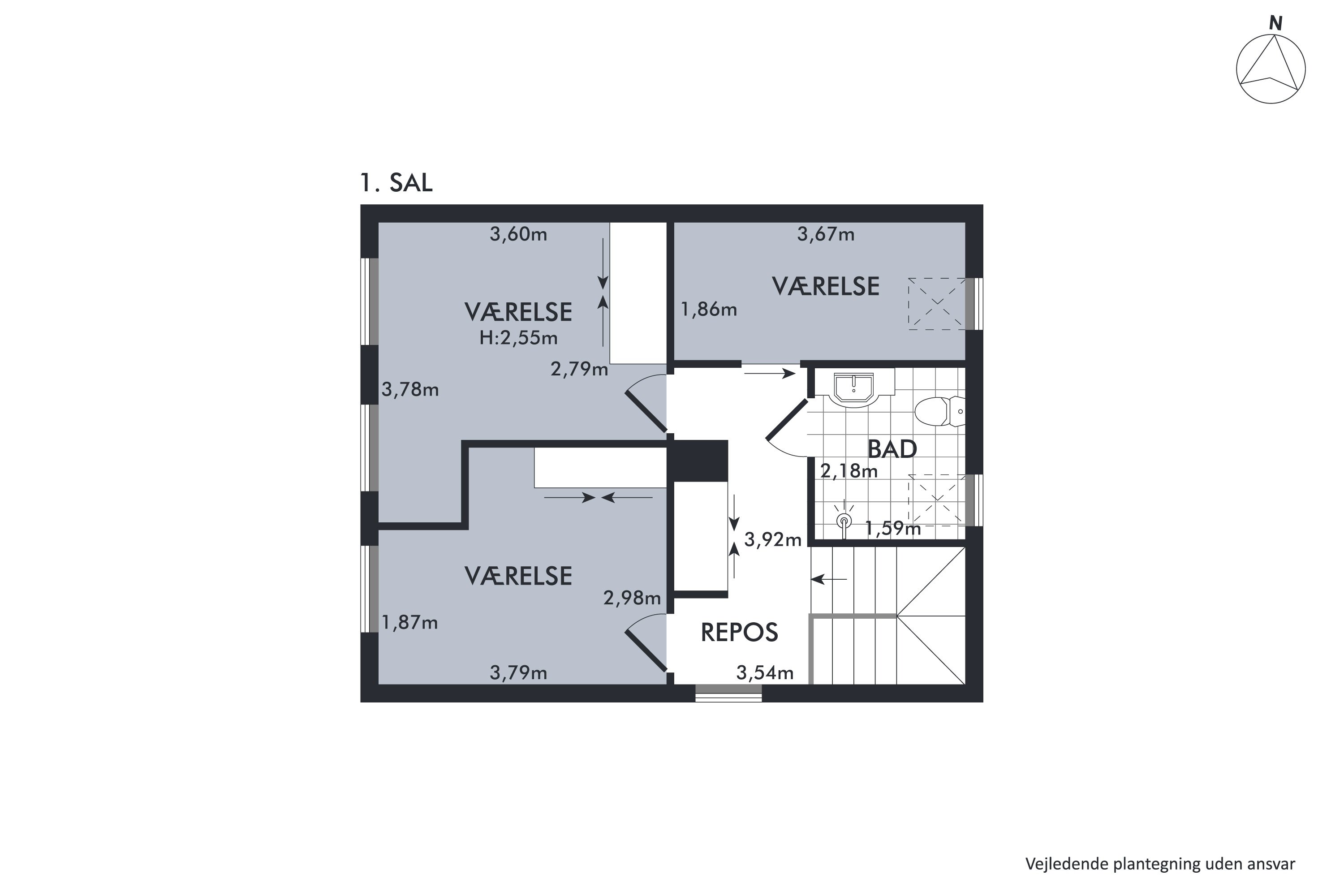 Plantegninger billede af Vangedevej 113, 2820 Gentofte