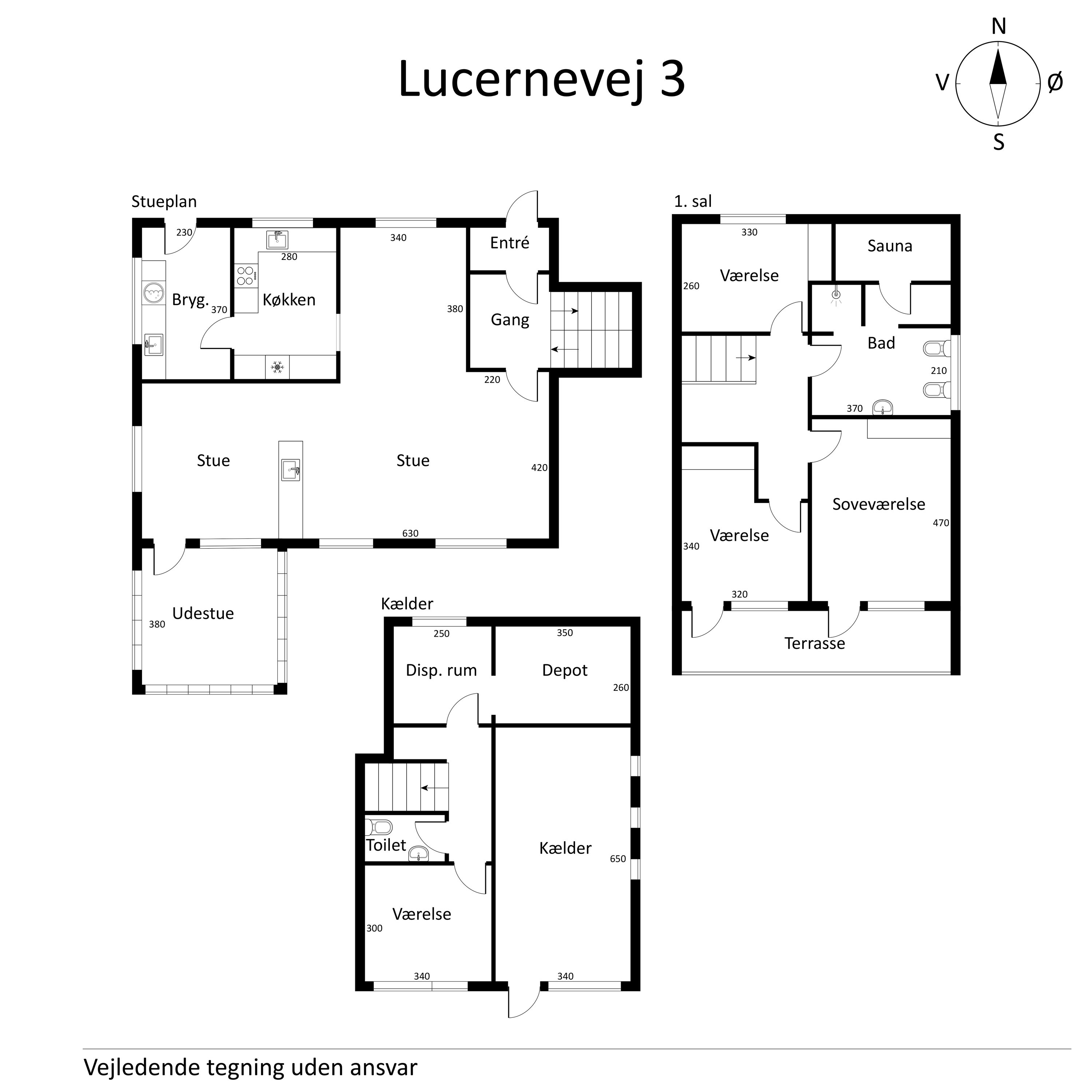 Plantegninger billede af Lucernevej 3, 9632 Møldrup