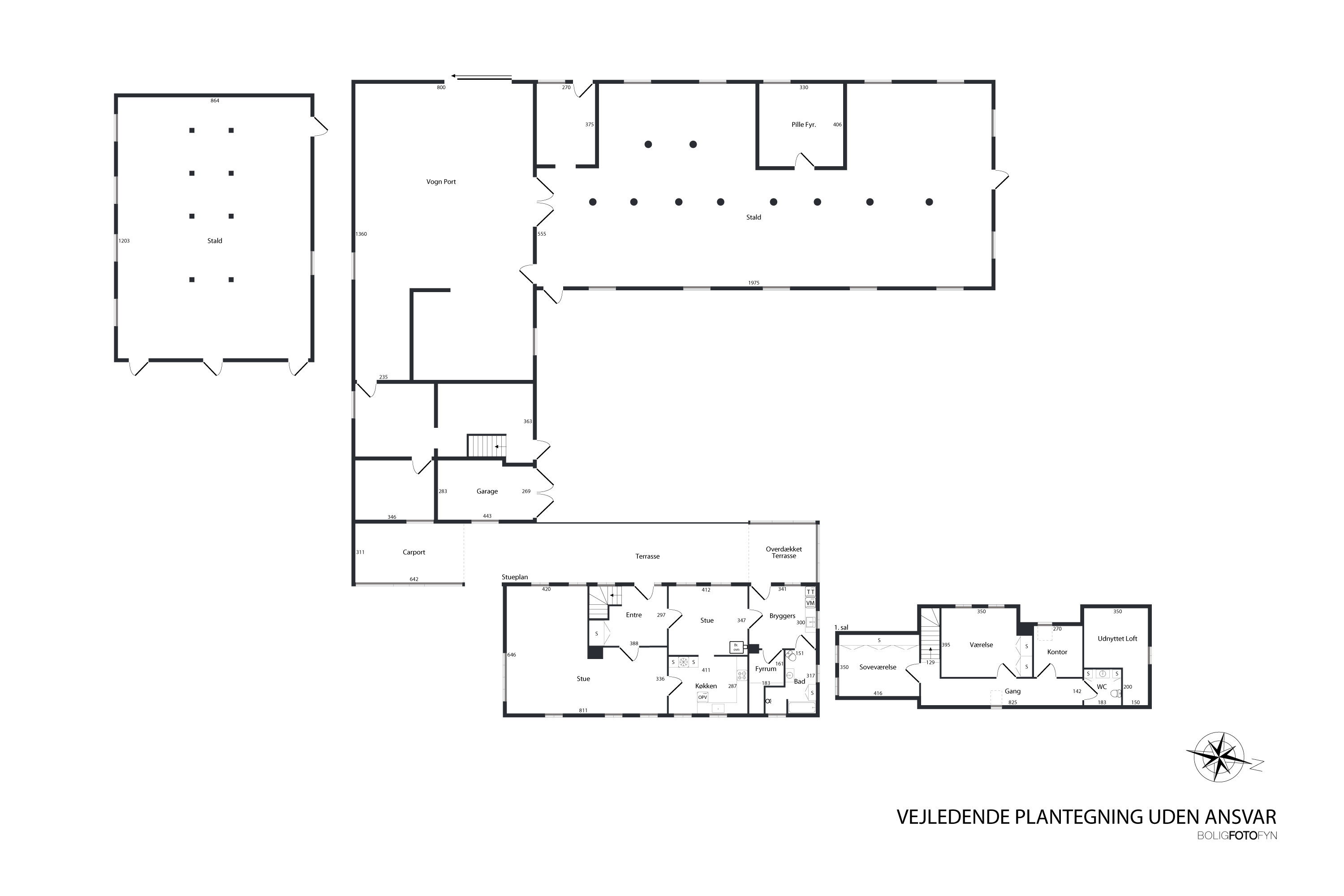 Plantegninger billede af Odensevej 24, Skallebjerg, 5683 Haarby