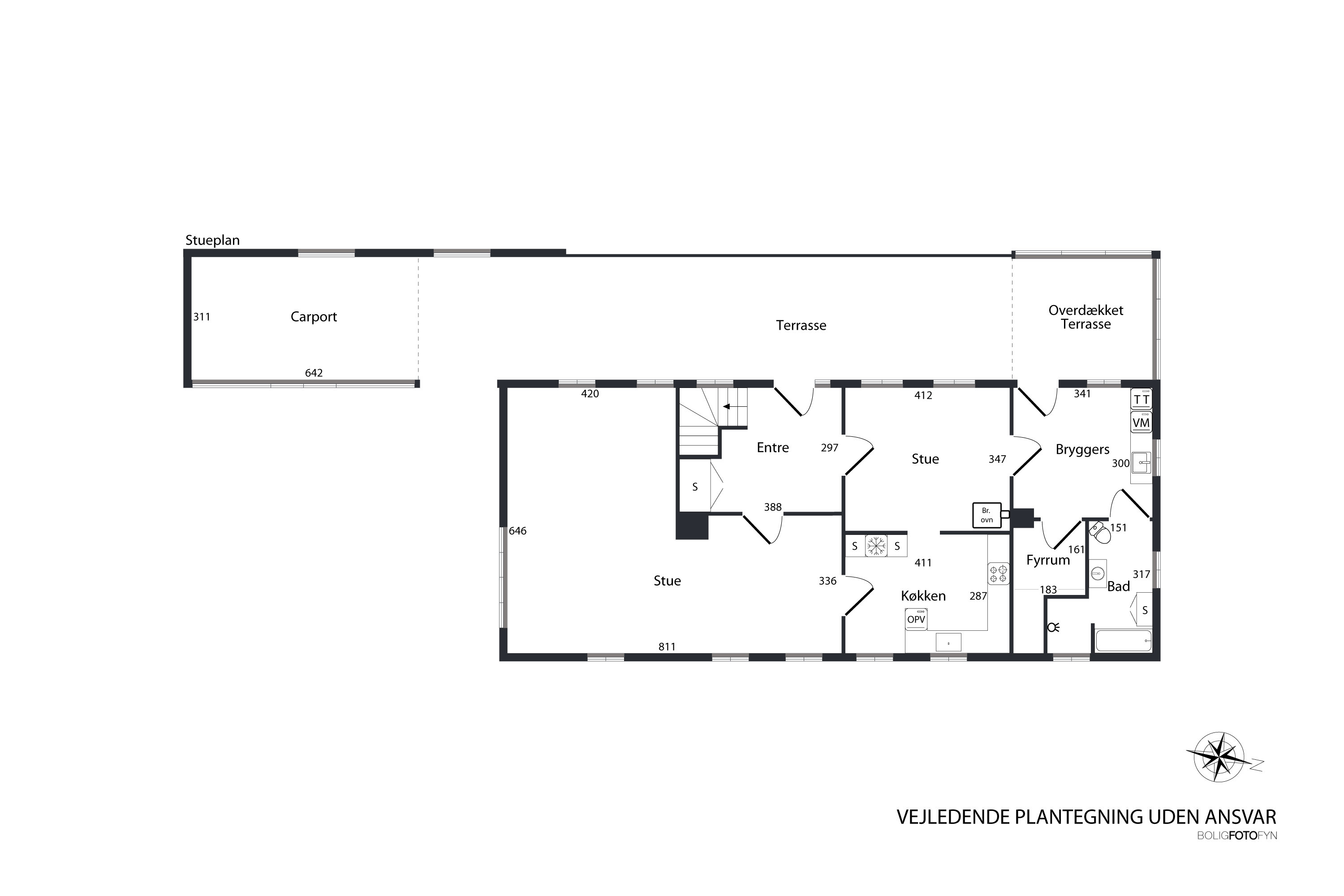 Plantegninger billede af Odensevej 24, Skallebjerg, 5683 Haarby