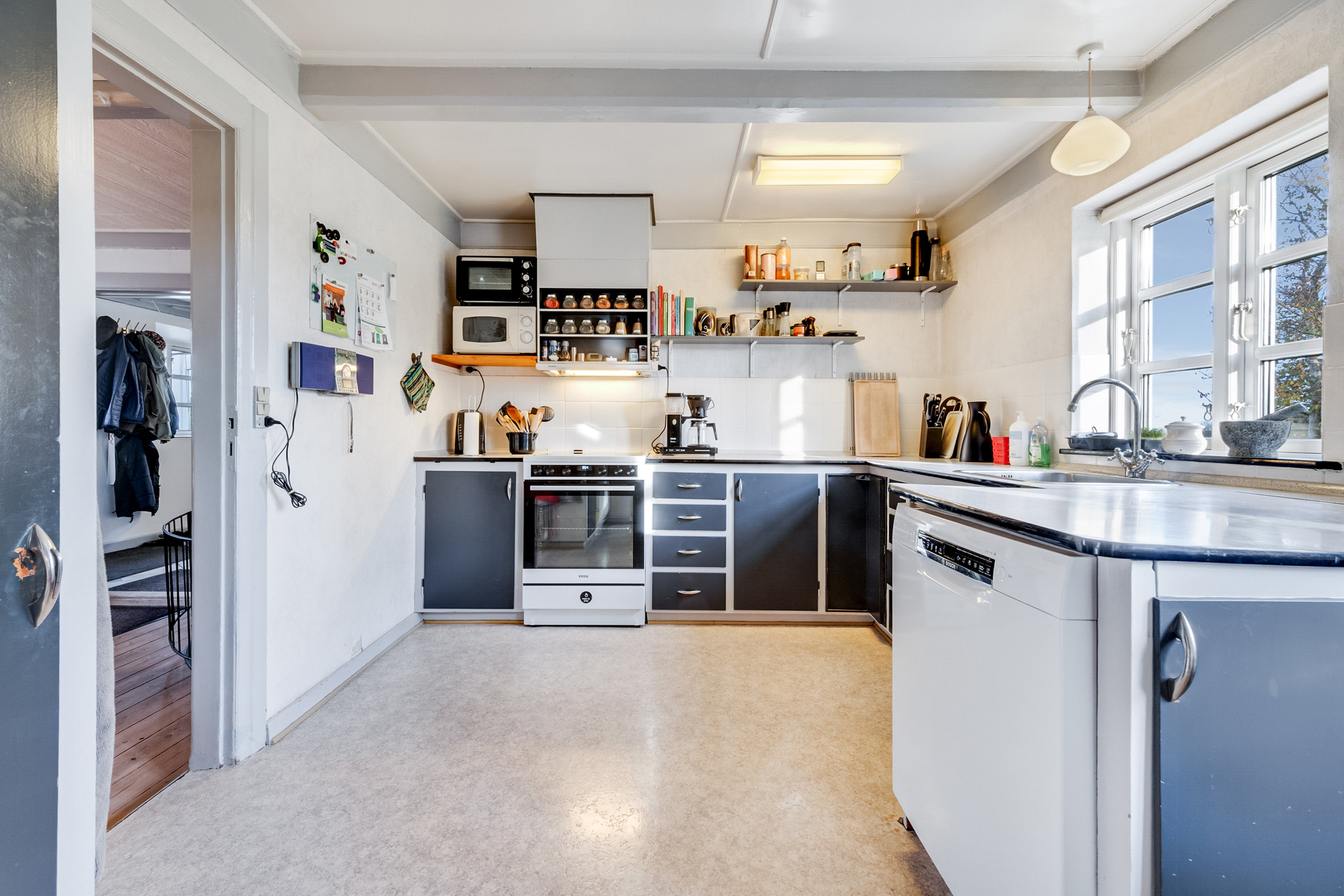 Fremhævet køkken billede i fuldskærmstilstand. Billede af Odensevej 24, Skallebjerg, 5683 Haarby