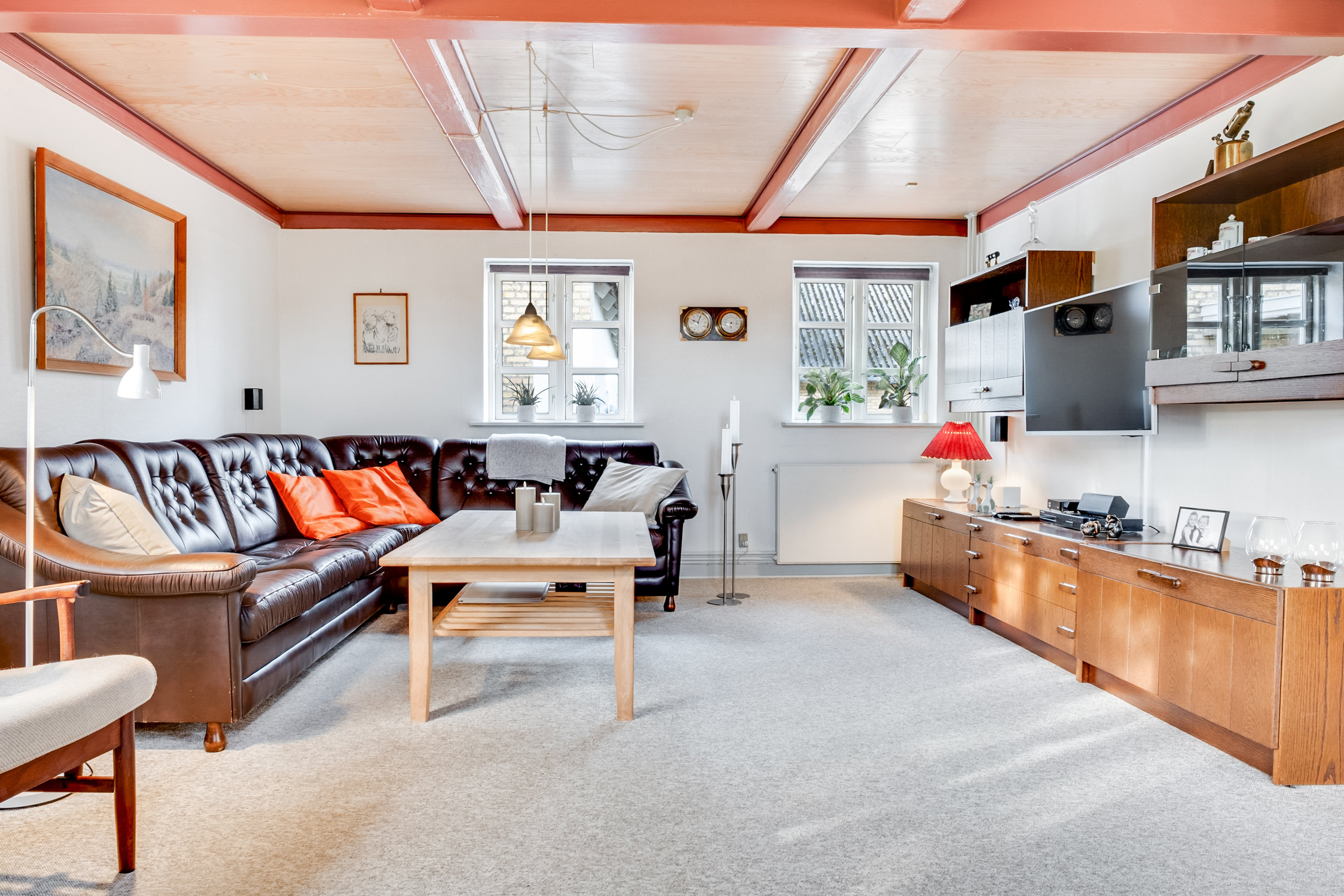 Fremhævet stue billede i fuldskærmstilstand. Billede af Odensevej 24, Skallebjerg, 5683 Haarby