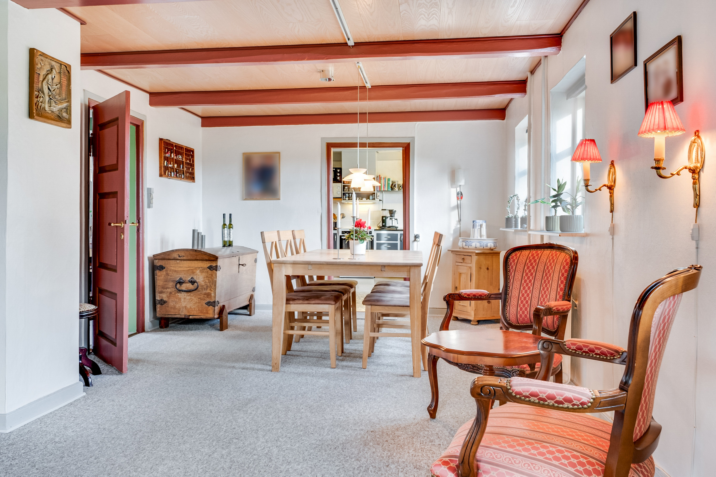 Fremhævet stue billede i fuldskærmstilstand. Billede af Odensevej 24, Skallebjerg, 5683 Haarby