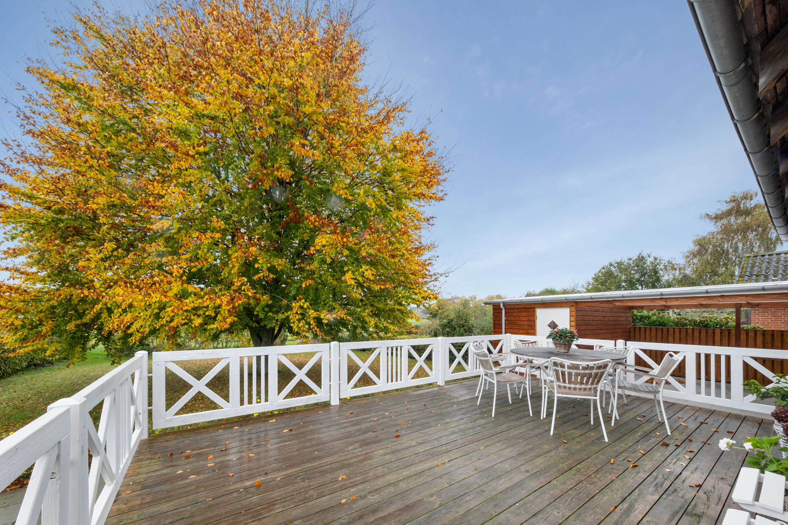 Fremhævet terrasse billede i fuldskærmstilstand. Billede af Søndergade 38, 5580 Nørre Aaby