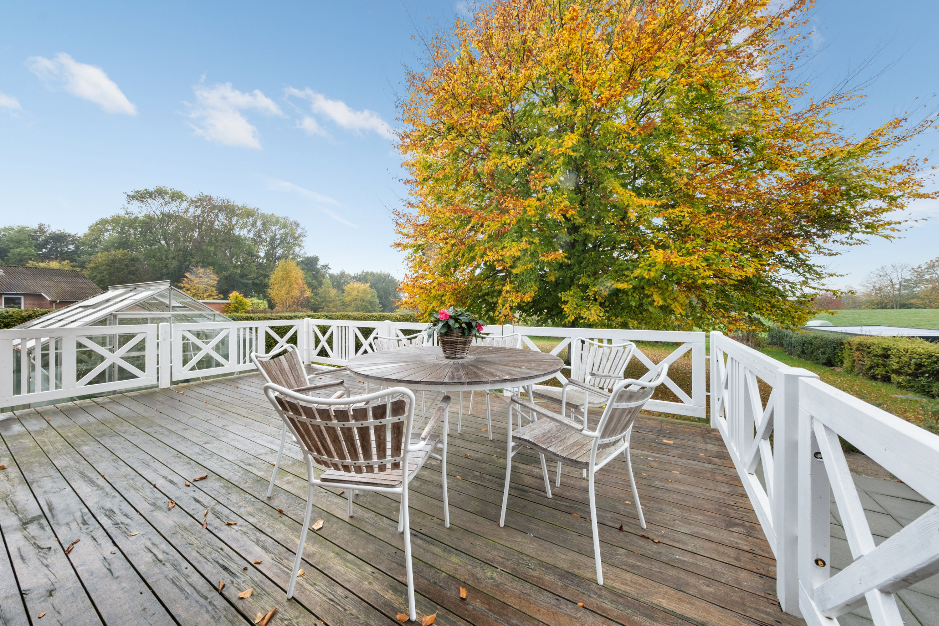 Fremhævet terrasse billede i fuldskærmstilstand. Billede af Søndergade 38, 5580 Nørre Aaby