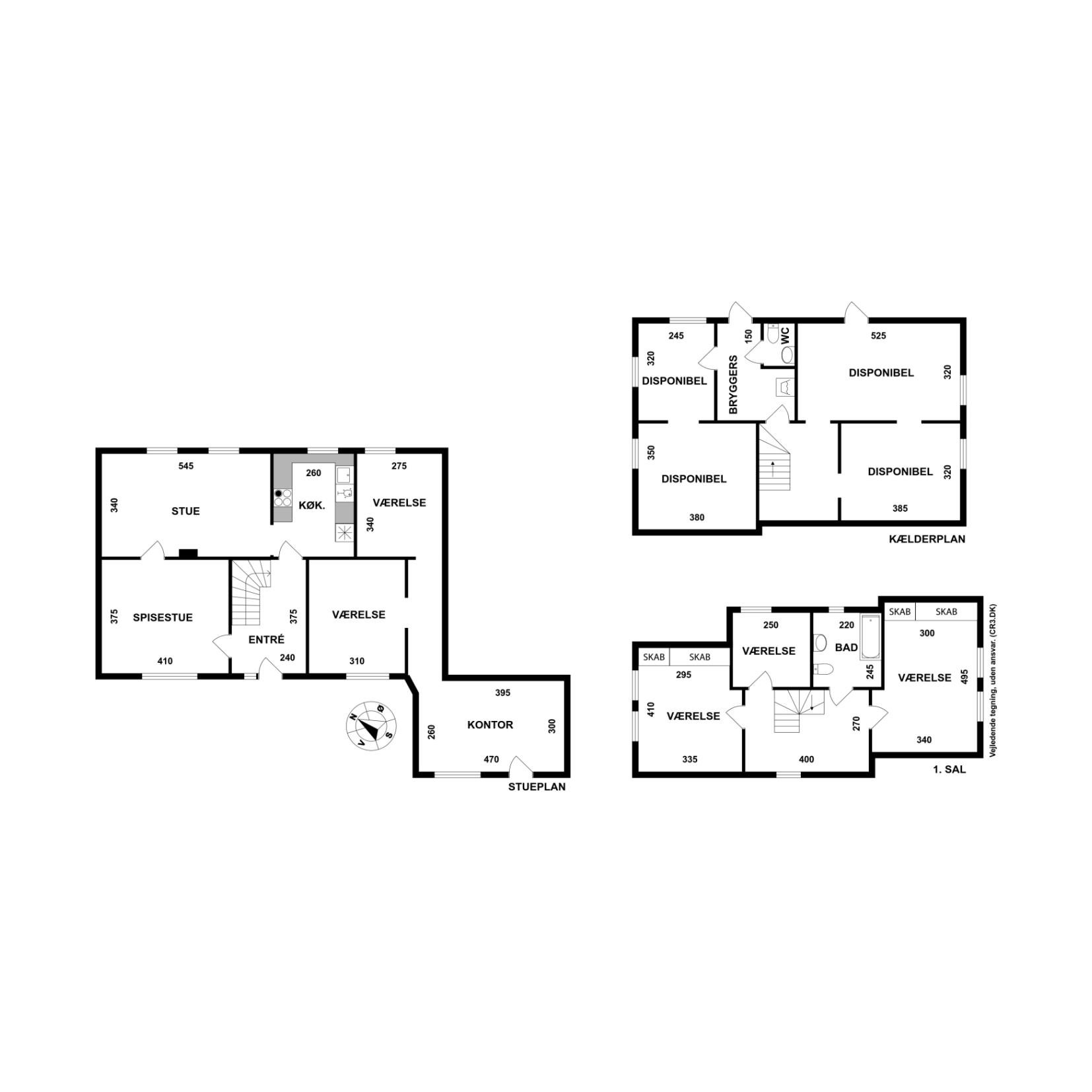 Plantegninger billede af Usserød Kongevej 40A, 2970 Hørsholm