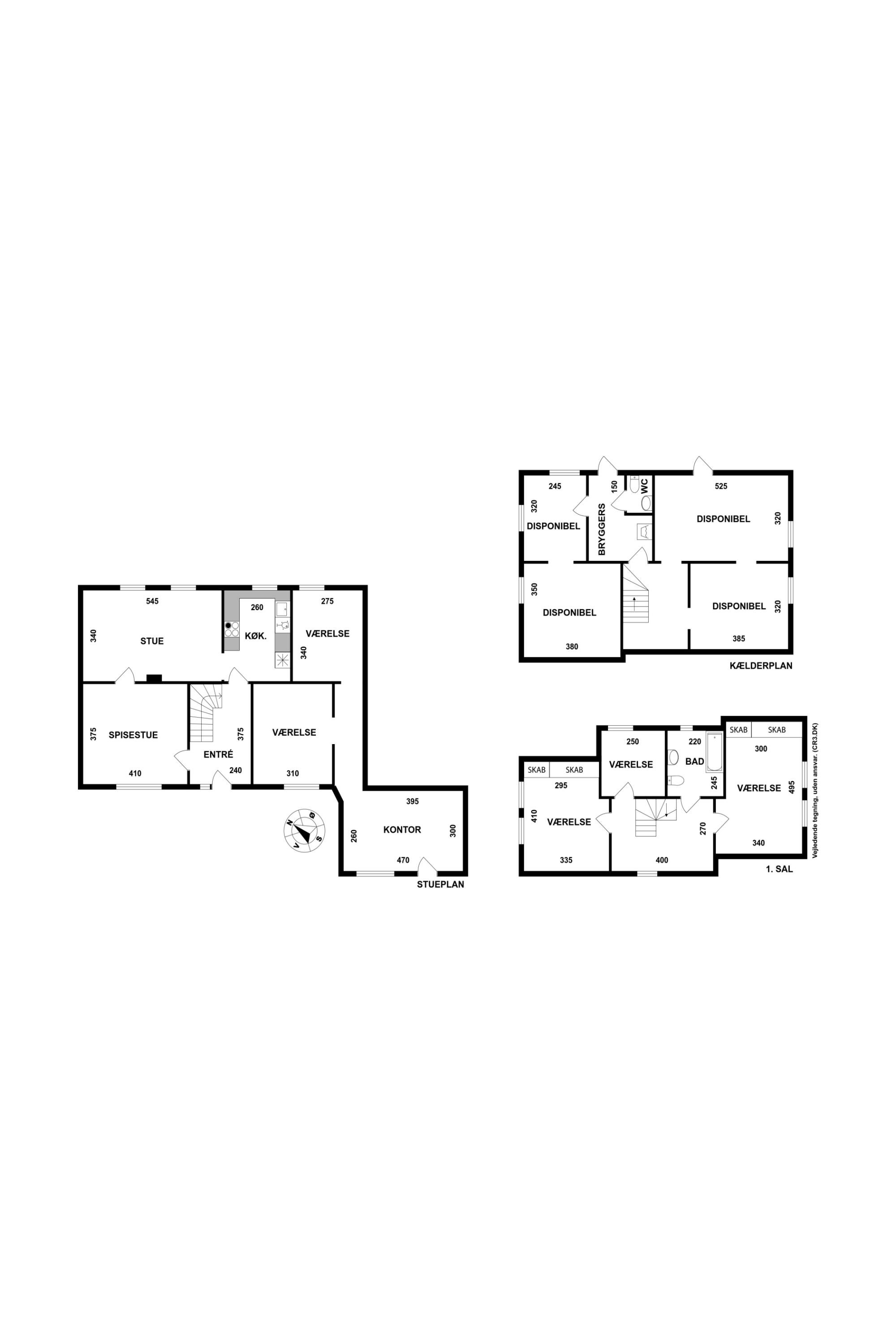 Plantegninger billede af Usserød Kongevej 40A, 2970 Hørsholm