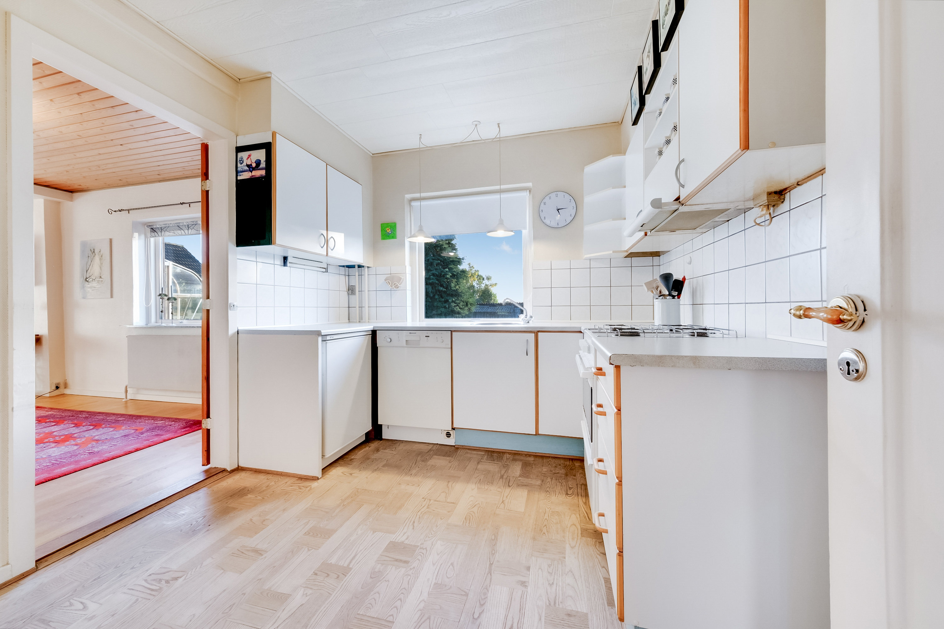 Fremhævet køkken billede i fuldskærmstilstand. Billede af Hasseriisvej 16, Kauslunde, 5500 Middelfart