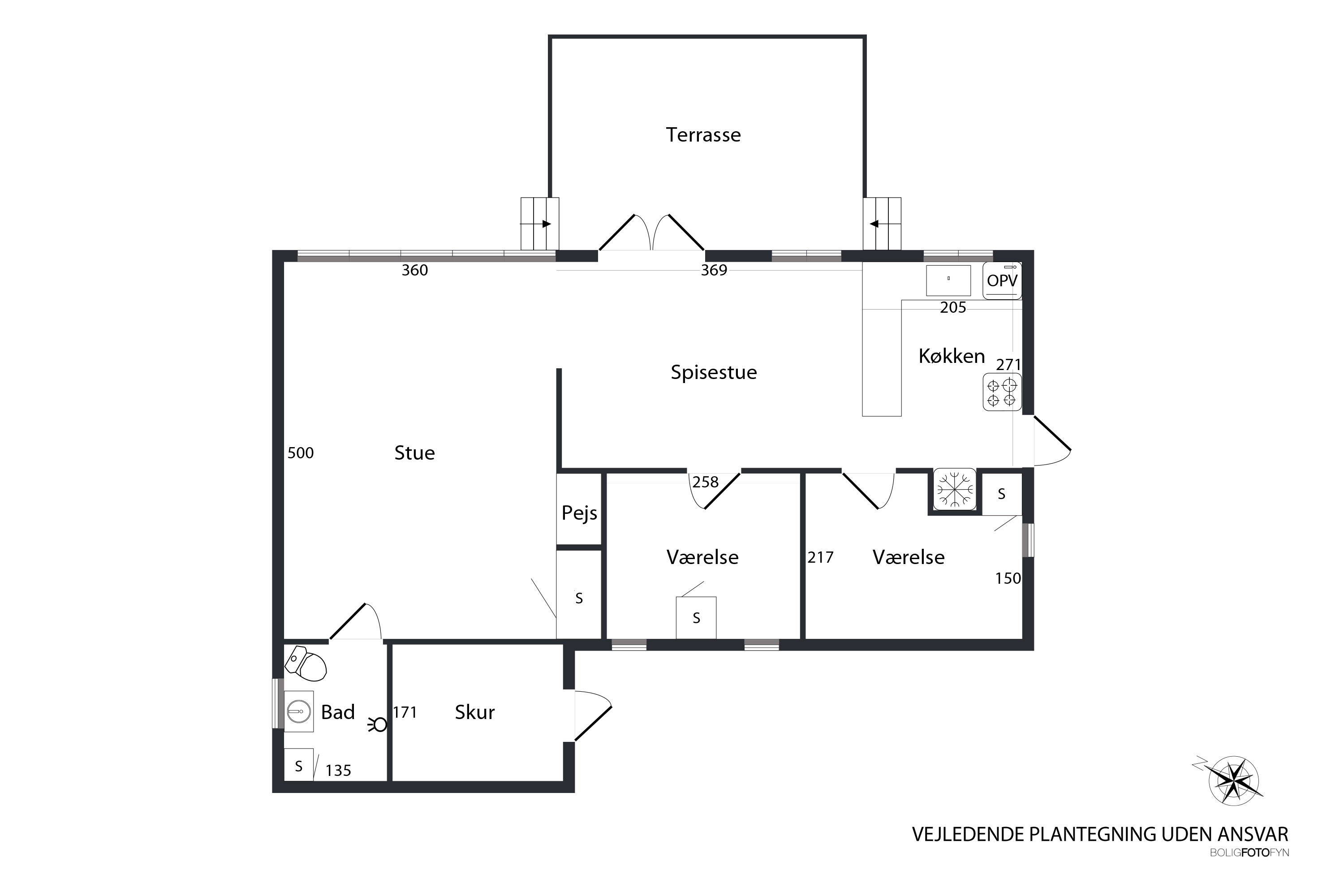 Plantegninger billede af Strandbakken 59, Helnæs, 5631 Ebberup