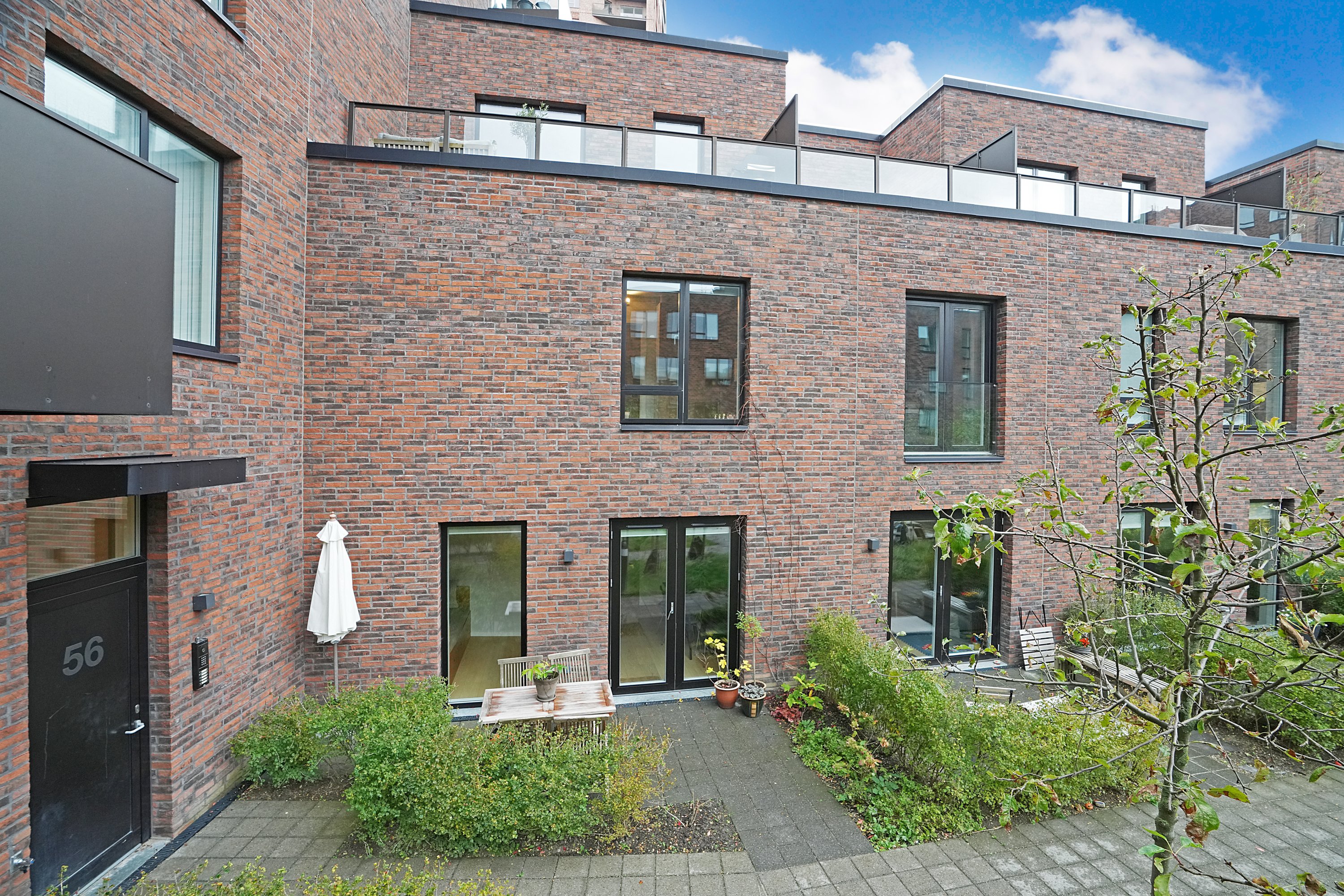 Rækkehus: Gårdmiljø på Brøndæblevej 2, 2500 Valby