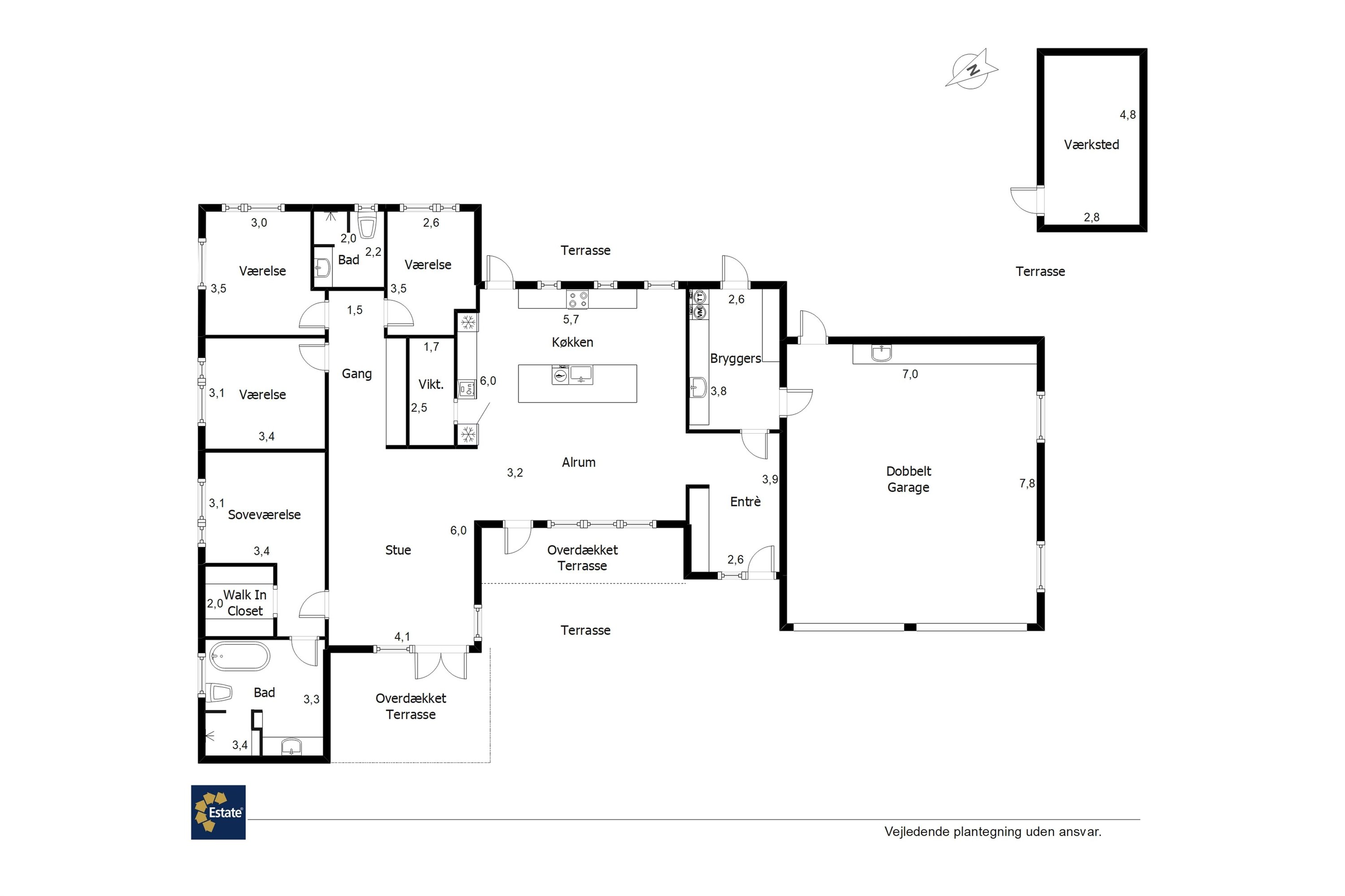 Plantegninger billede af Mariehønen 15, 7190 Billund