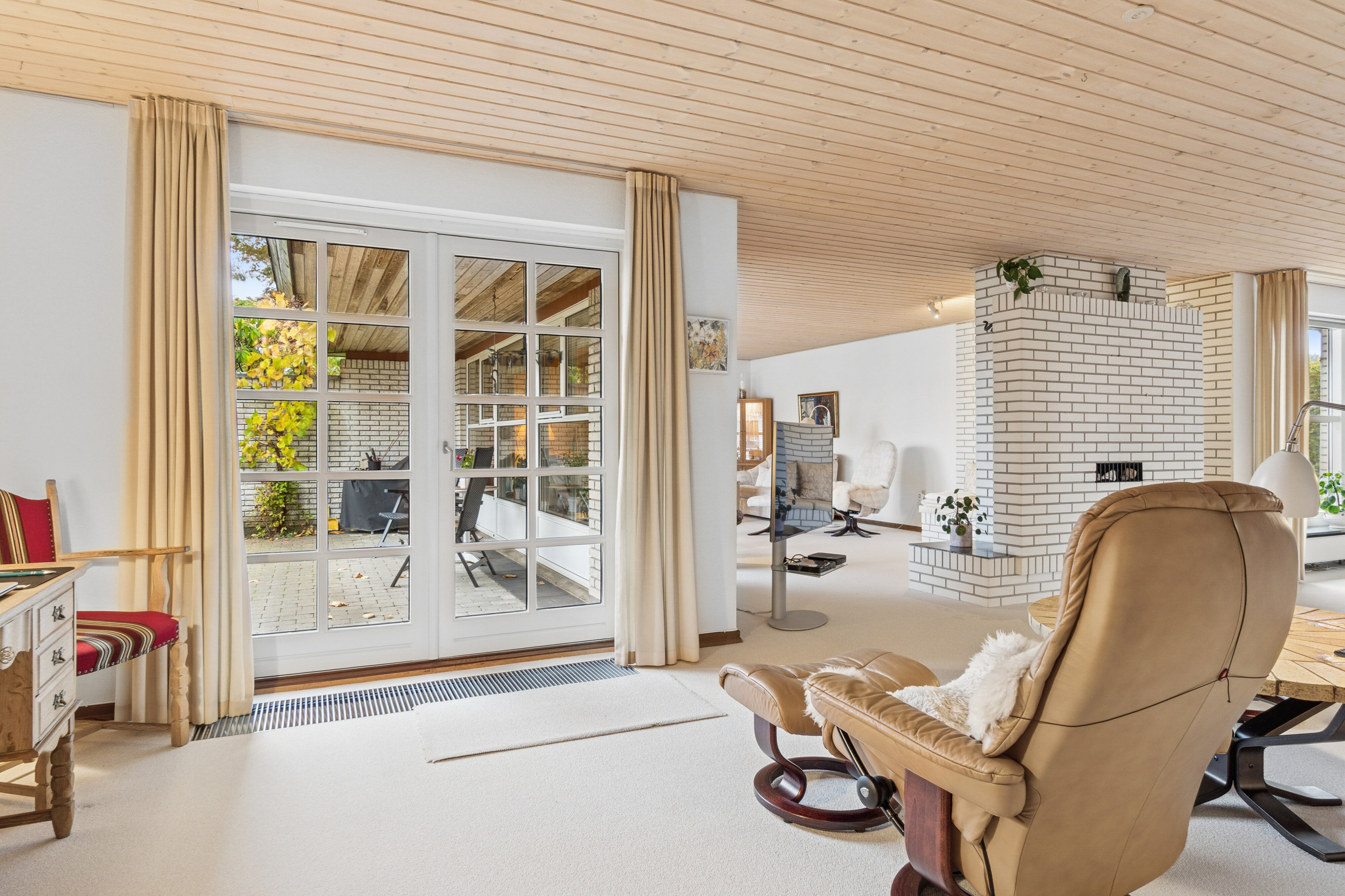 Fremhævet stue billede i fuldskærmstilstand. Billede af Baldersvej 26, 6040 Egtved