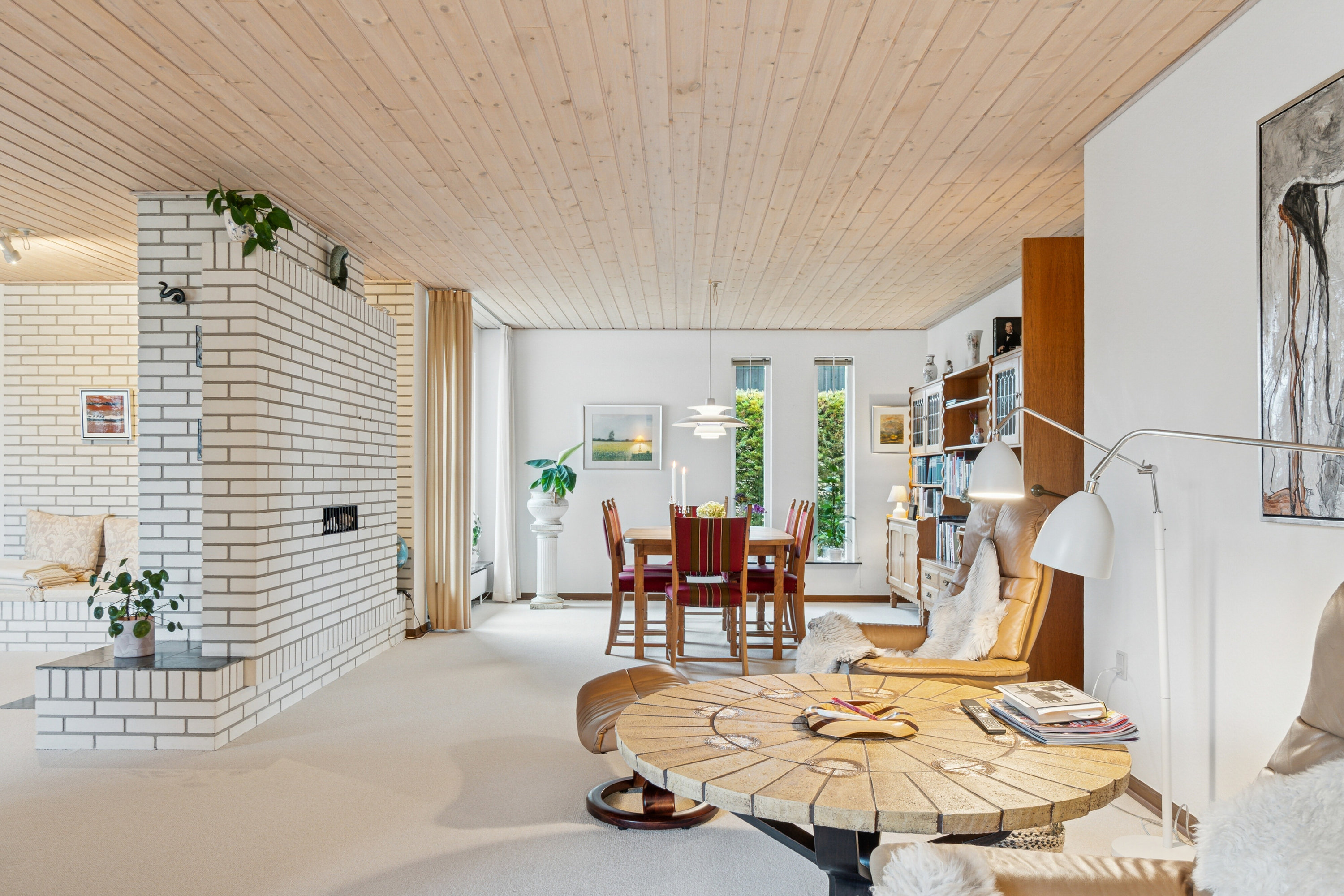 Fremhævet stue billede i fuldskærmstilstand. Billede af Baldersvej 26, 6040 Egtved