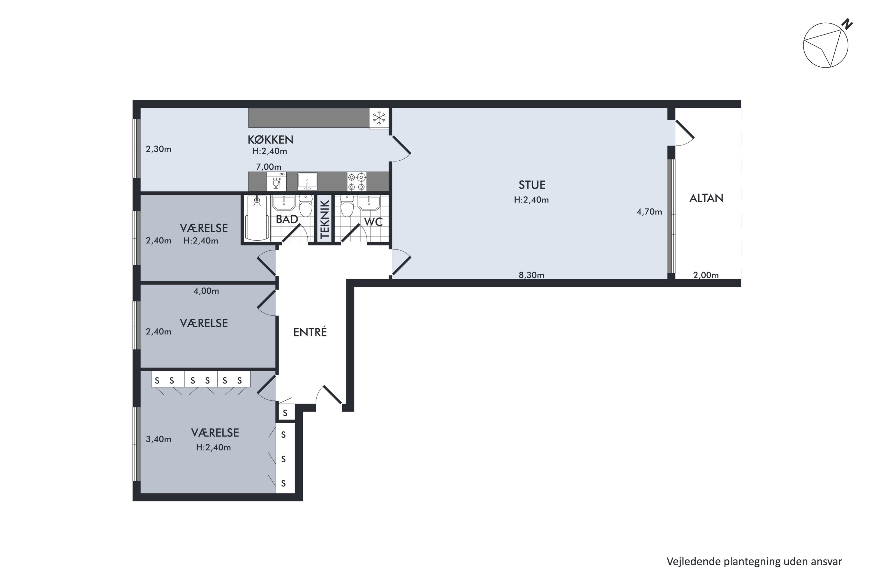 Plantegninger billede af Saksen D 2, 2. 3., Høje Taastrup, 2630 Taastrup