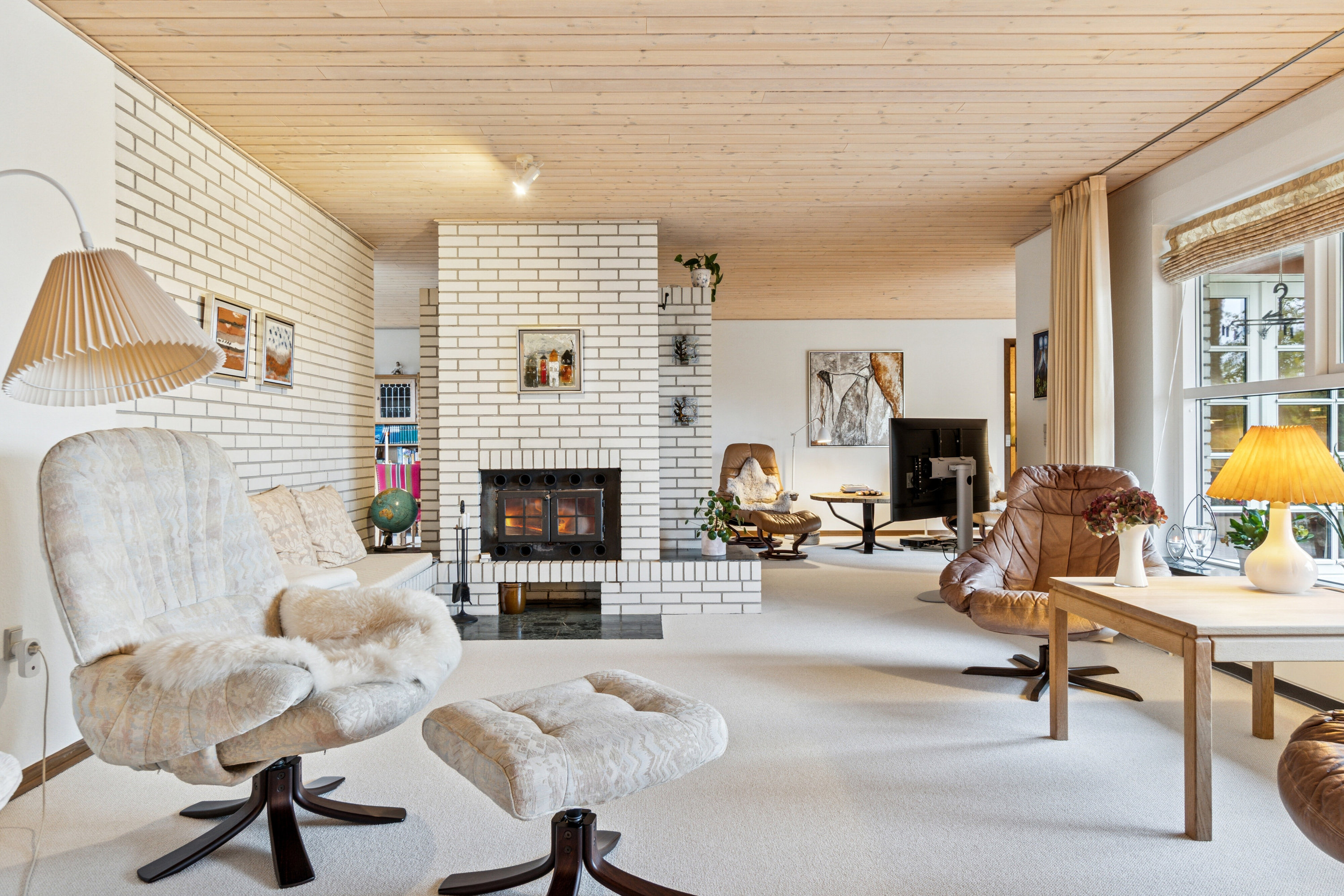 Fremhævet stue billede i fuldskærmstilstand. Billede af Baldersvej 26, 6040 Egtved