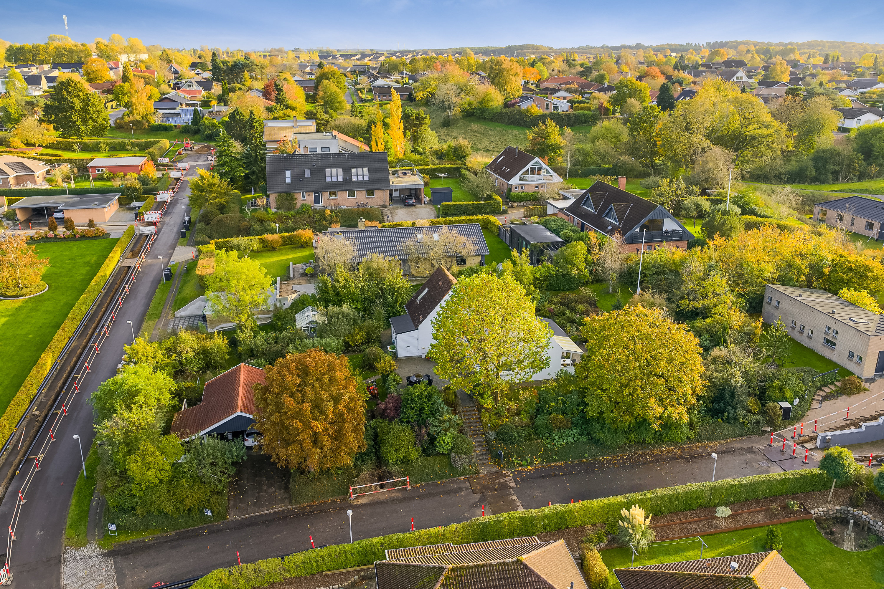 Fremhævet luftfoto billede i fuldskærmstilstand. Billede af Slugten 16, Strib, 5500 Middelfart