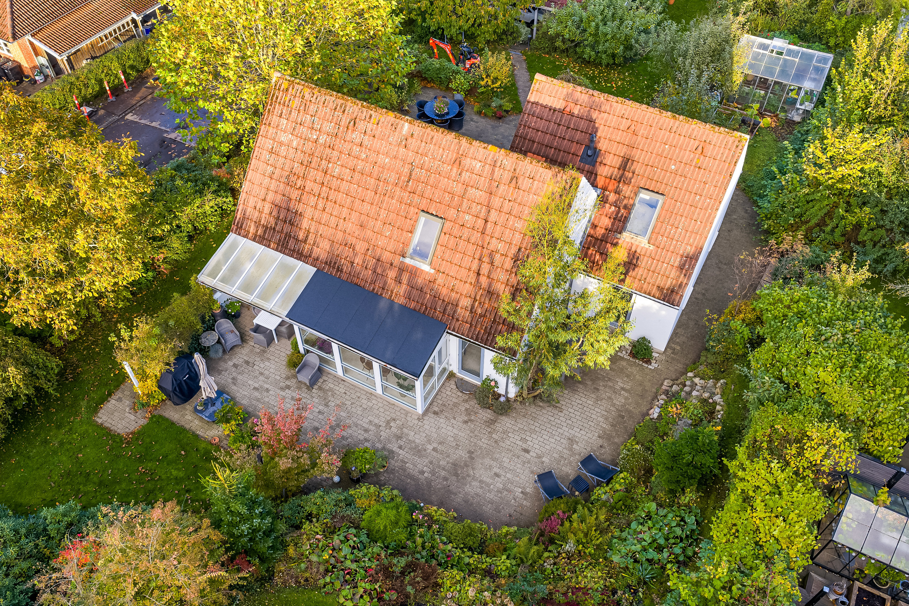 Miniaturebillede 2: luftfoto. Billede af Slugten 16, Strib, 5500 Middelfart