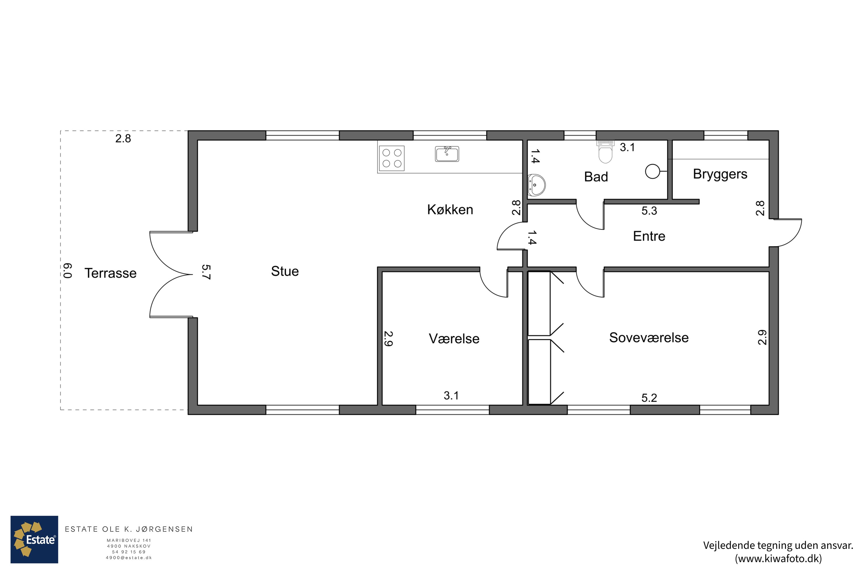 Plantegninger billede af Stubbegårdsparken 198, 4900 Nakskov
