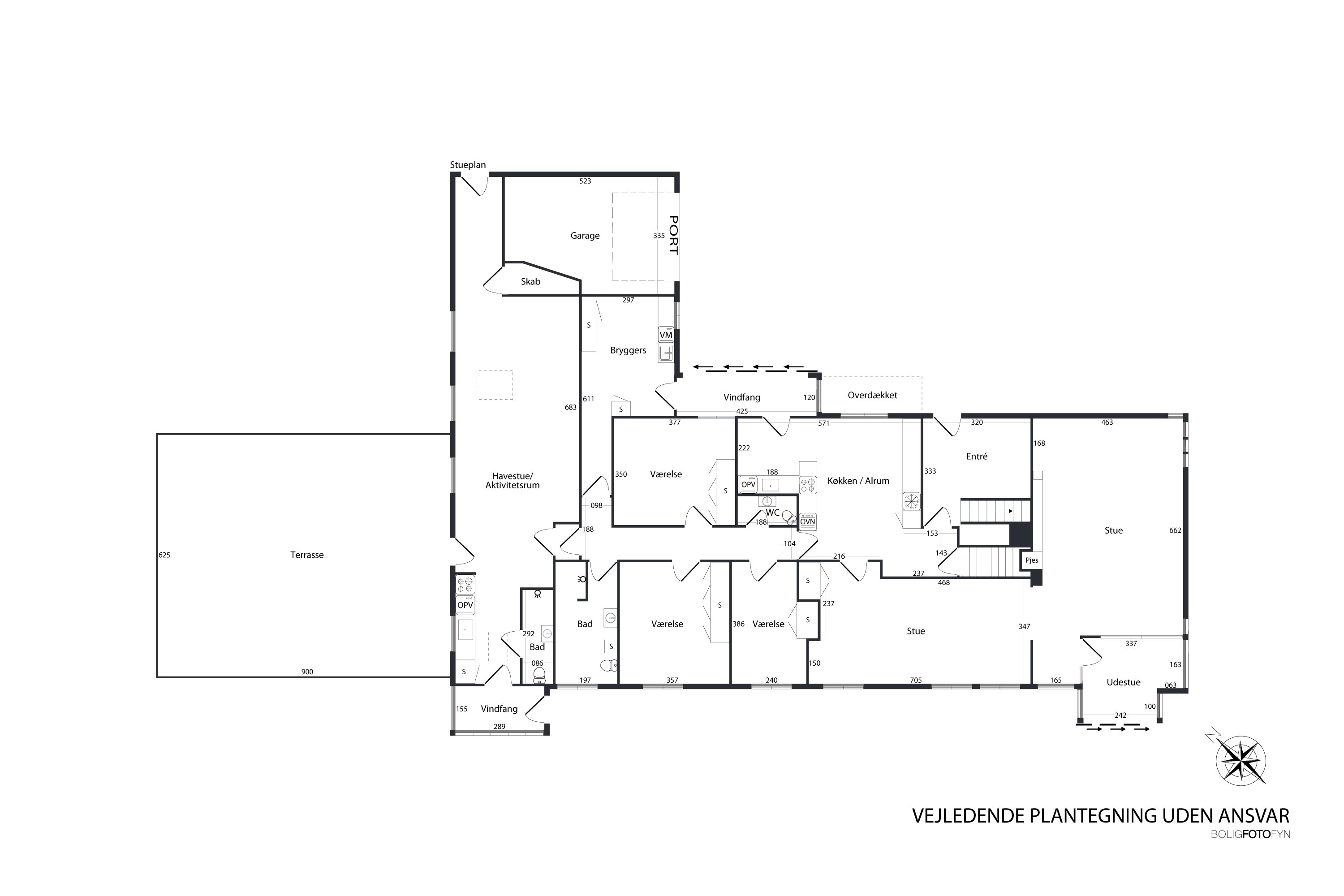 Plantegninger billede af Fasanvej 29, 5863 Ferritslev Fyn