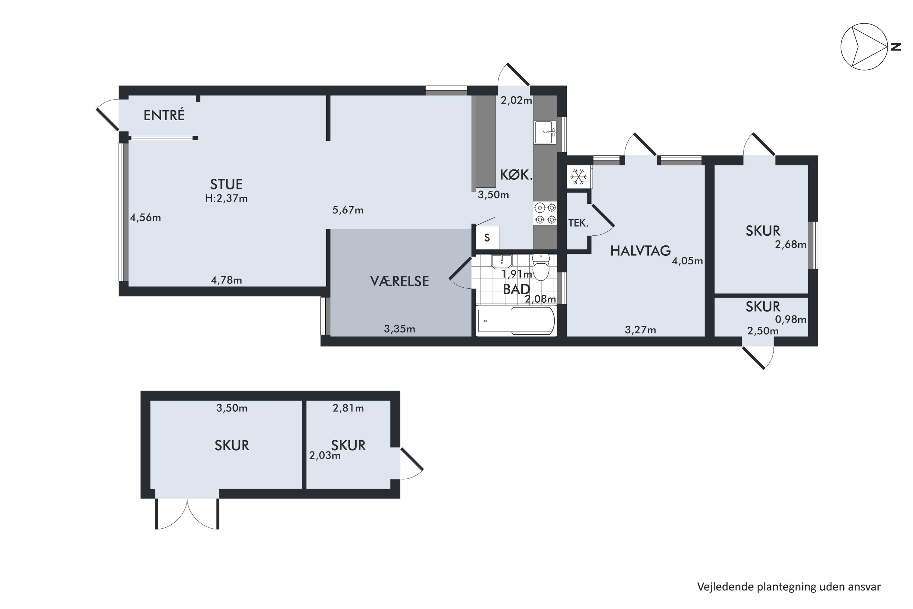 Plantegninger billede af Azaleagangen 1, 2300 København S